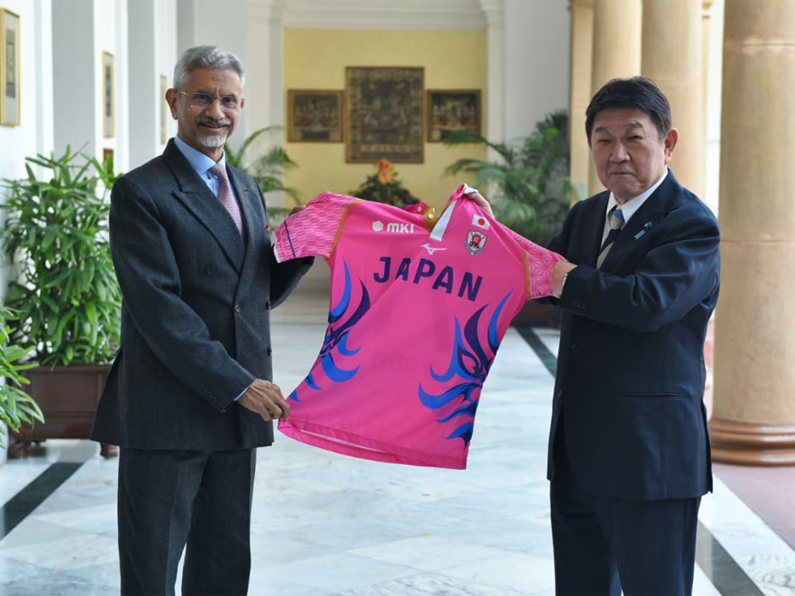 External Affairs Minister S Jaishankar with Japan's Foreign Minister Toshimitsu Motegi (Photo: X@DrSJaishankar)