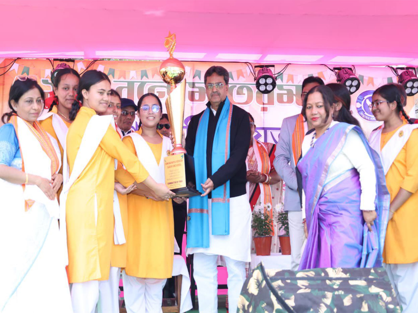 Tripura CM Manik Saha at an event. (Photo/ANI)