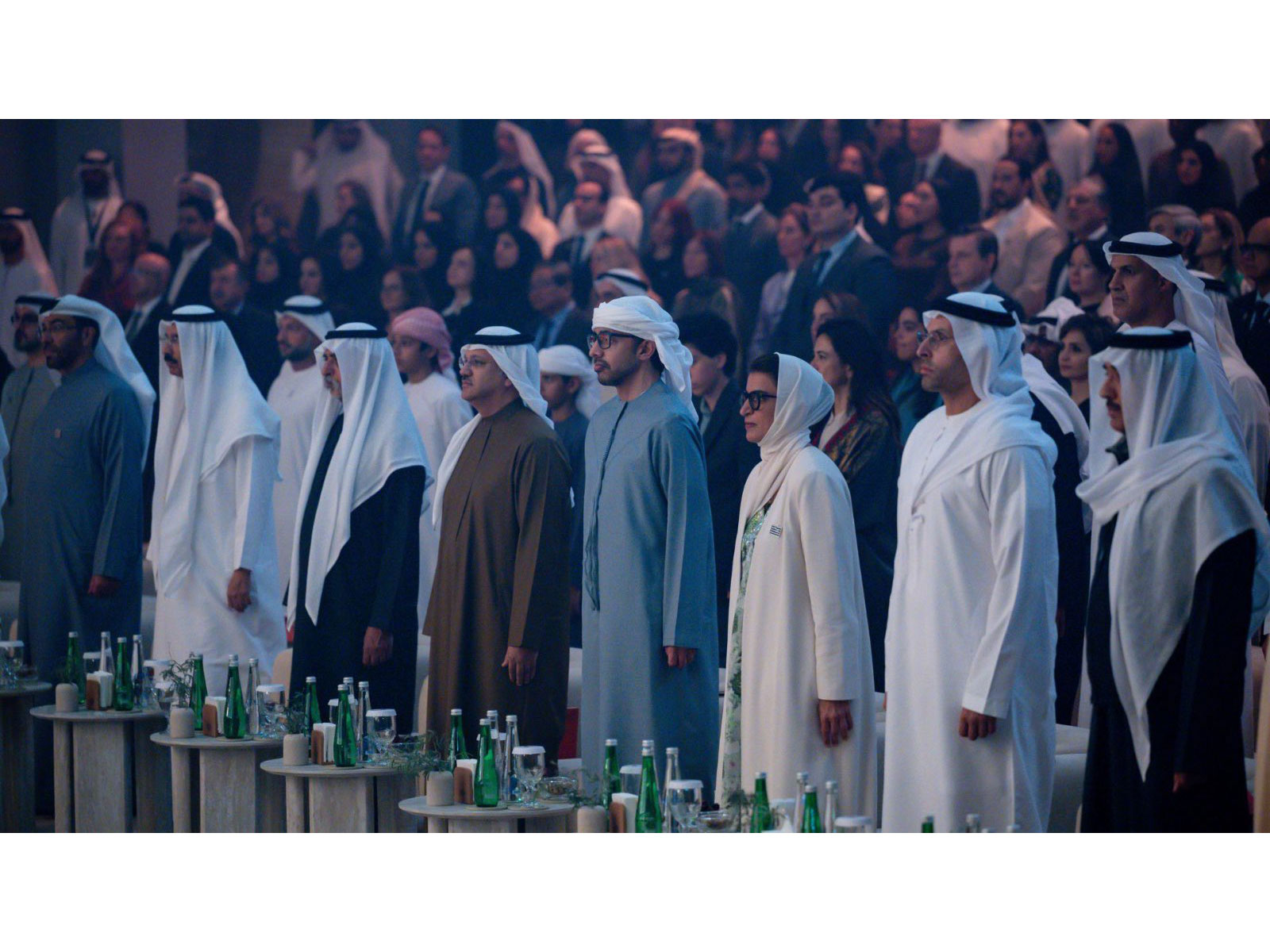 Dy PM Abdullah bin Zayed attends UAE National Orchestra's landmark debut concert (Photo/X@OFMUAE)