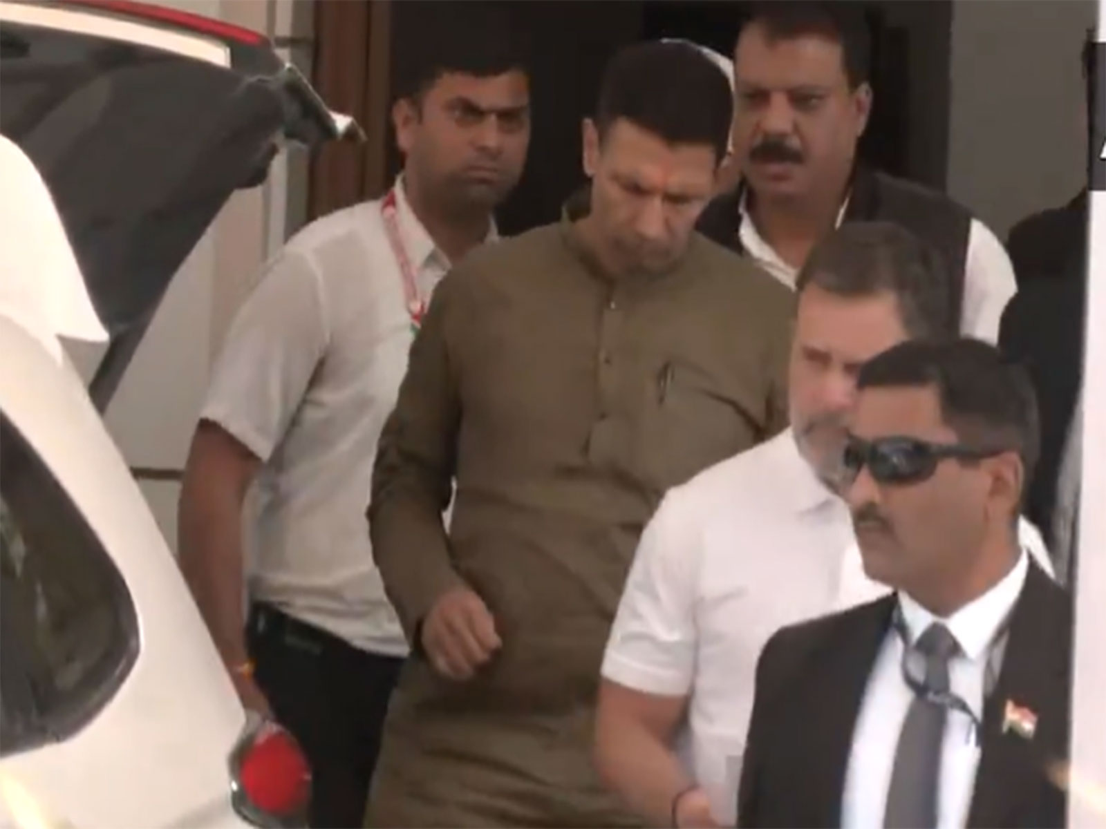 Congress MP Rahul Gandhi in Indore (Photo/ANI)