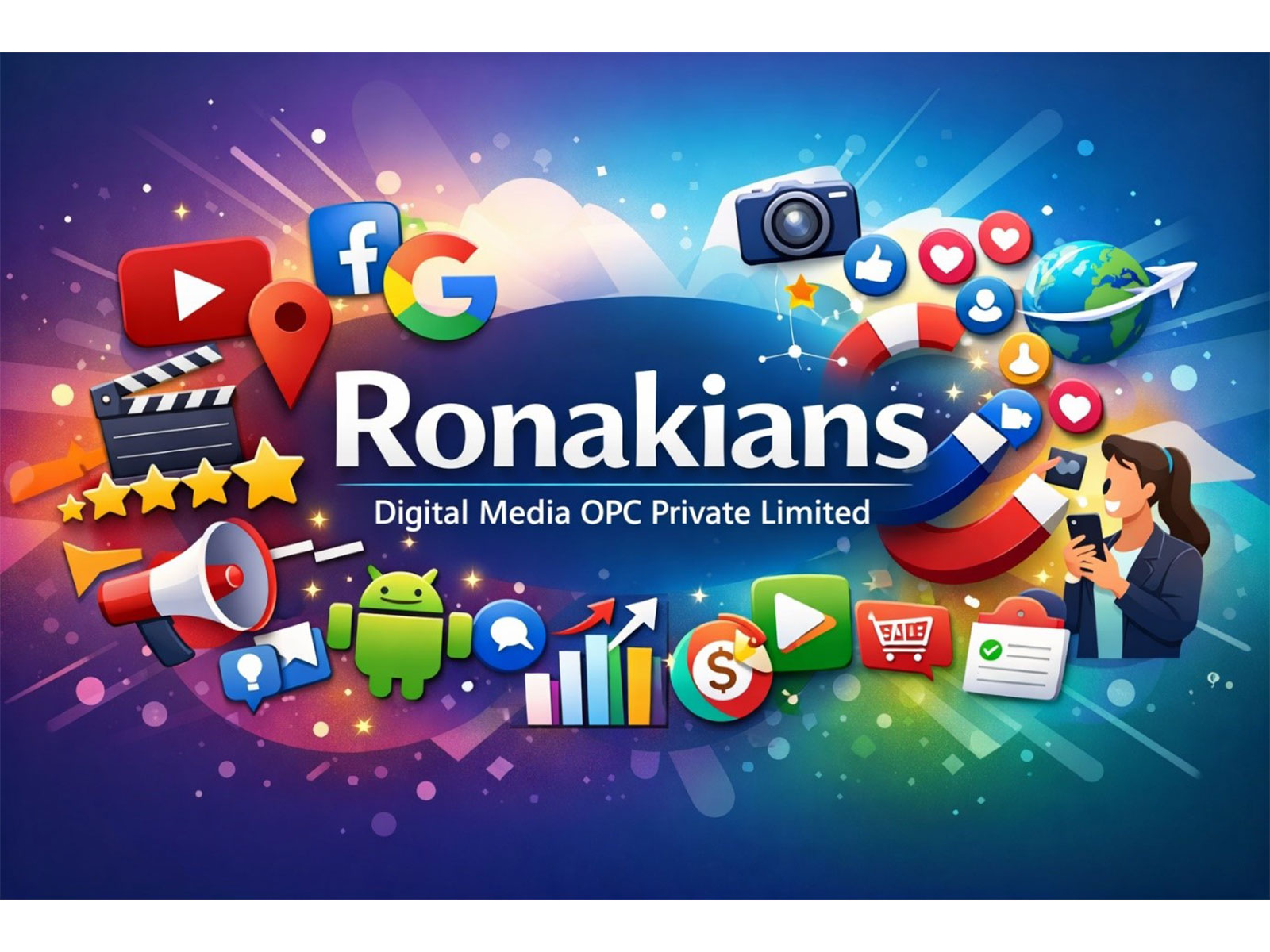Ronakians: Influencer Marketing, Digital Media Services, Google Review Rating Management Agency