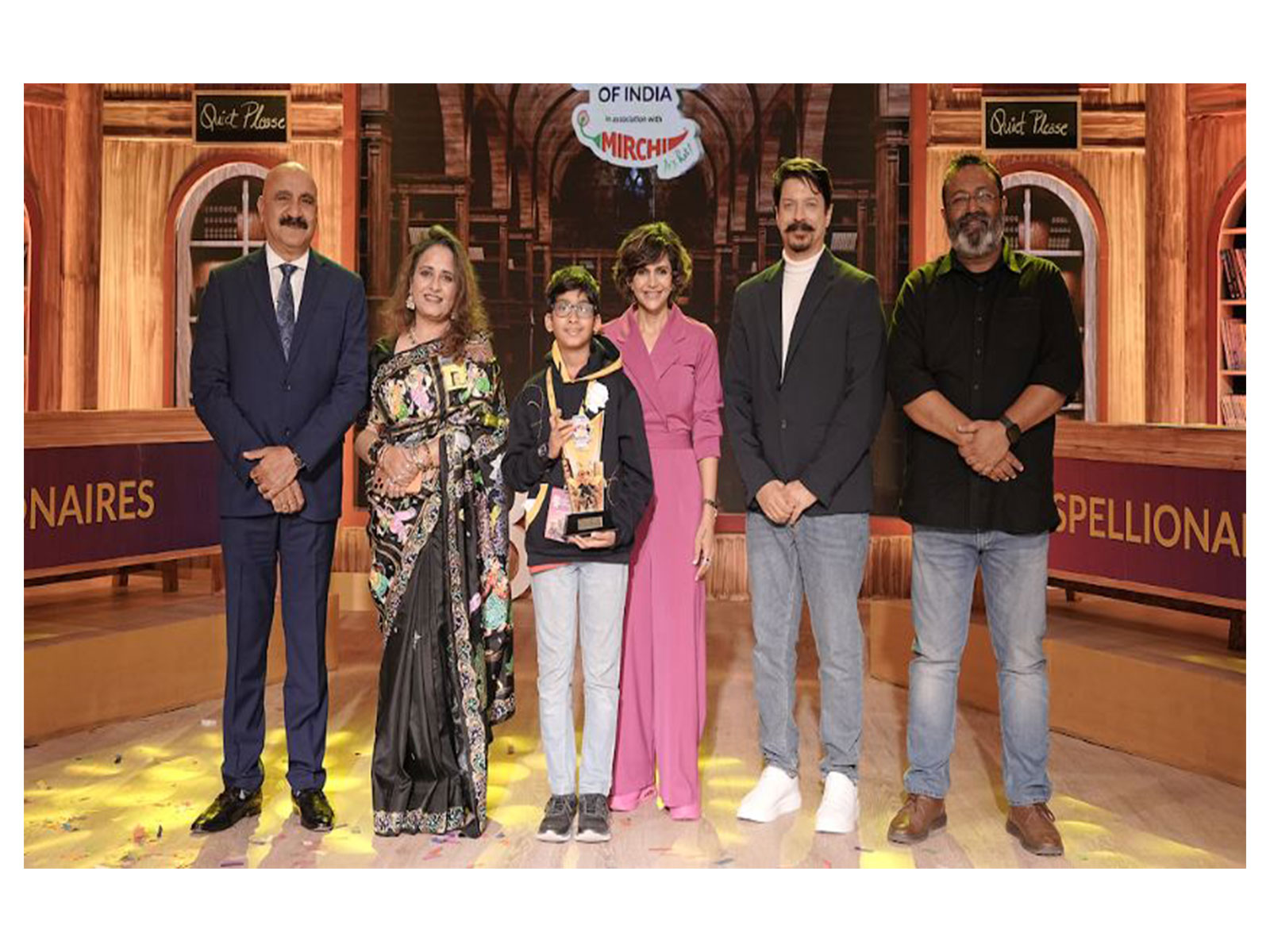 Amit Jhingran - MD & CEO, SBI Life, Nupur Jhingran, Avik Agrawal, Mandira Bedi, Sumonto Chattopadhyay, Ravindra Sharma, Chief of Brand, Corporate Communications and CSR, SBI Life