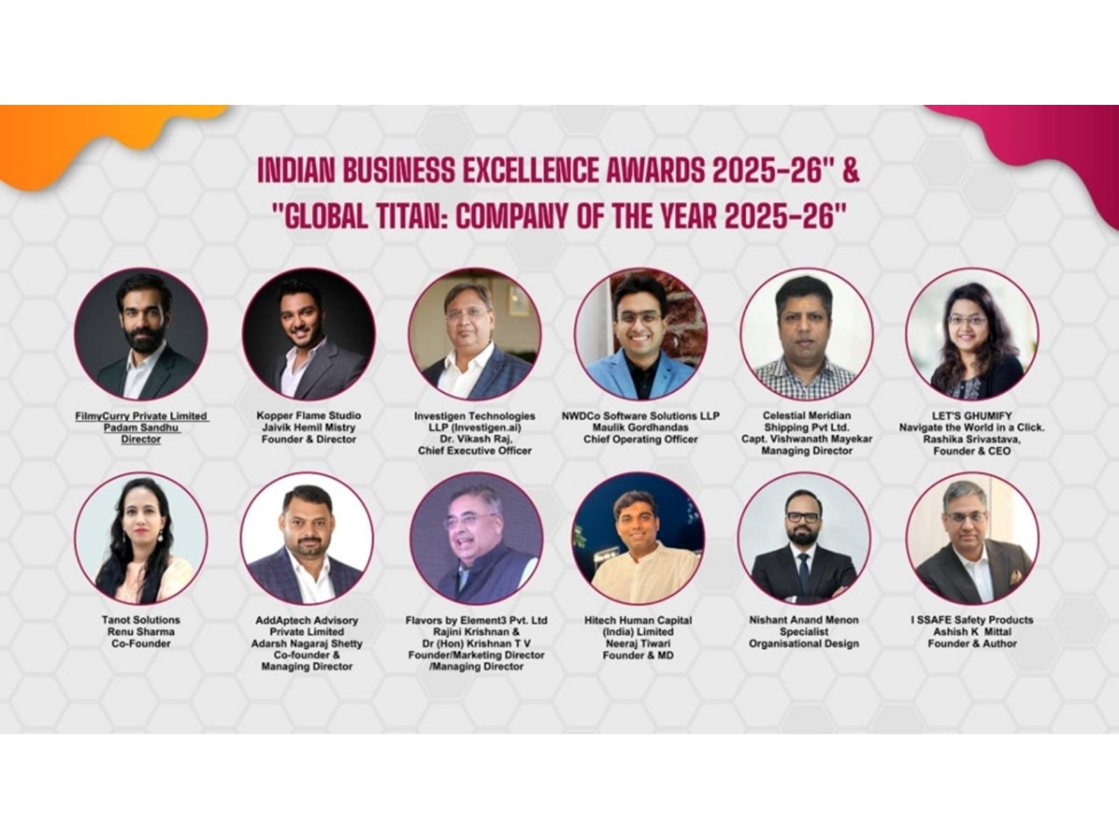 Global Titan: Company of the Year 2025-26 and Indian Business Excellence Awards 2025-26
