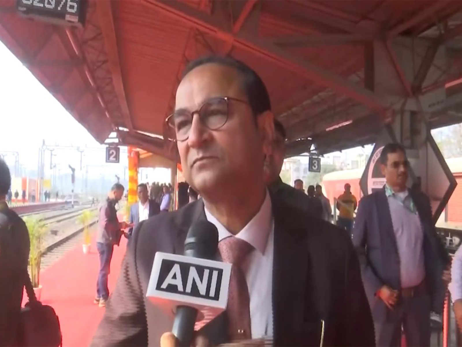 Northeast Frontier Railway's General Manager Chetan Kumar Srivastava (Photo/ANI)