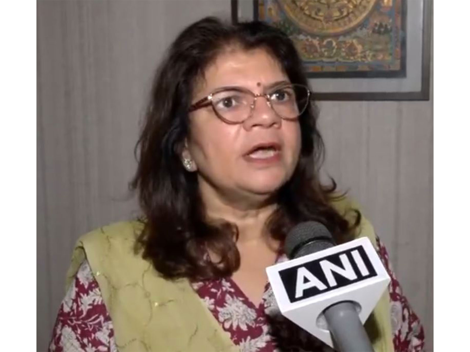 Shiv Sena spokesperson Susieben Shah (Photo/ANI)