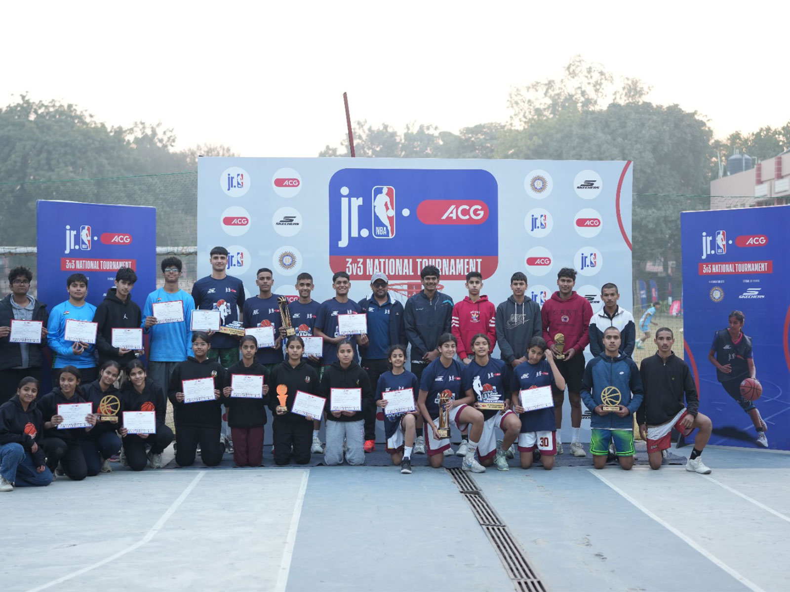 Winners of the ACG Jr. NBA 3v3 Tournament (Photo: ACG)