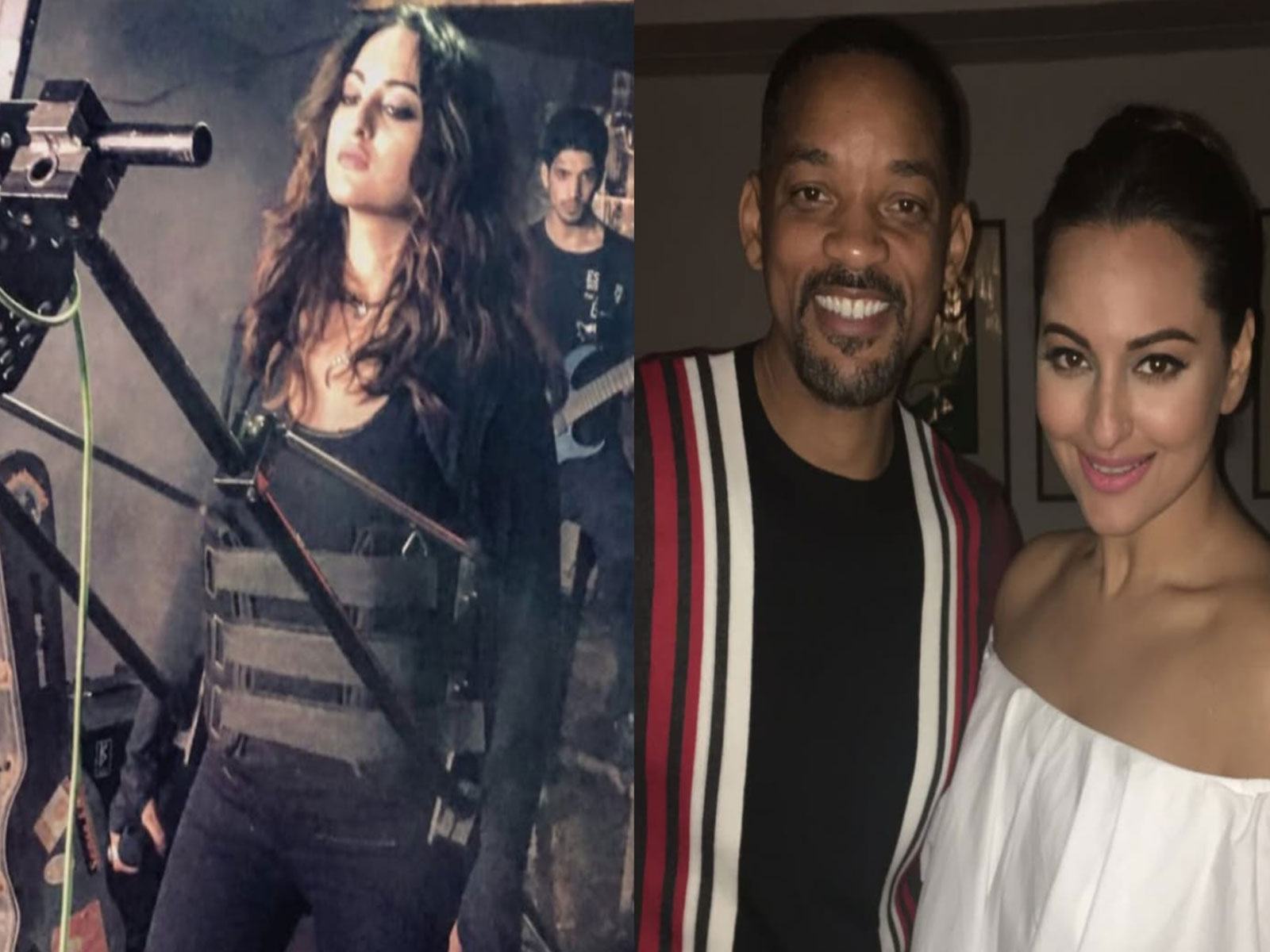 Sonakshi Sinha with Will Smith (Photo/instagram/@aslisona)