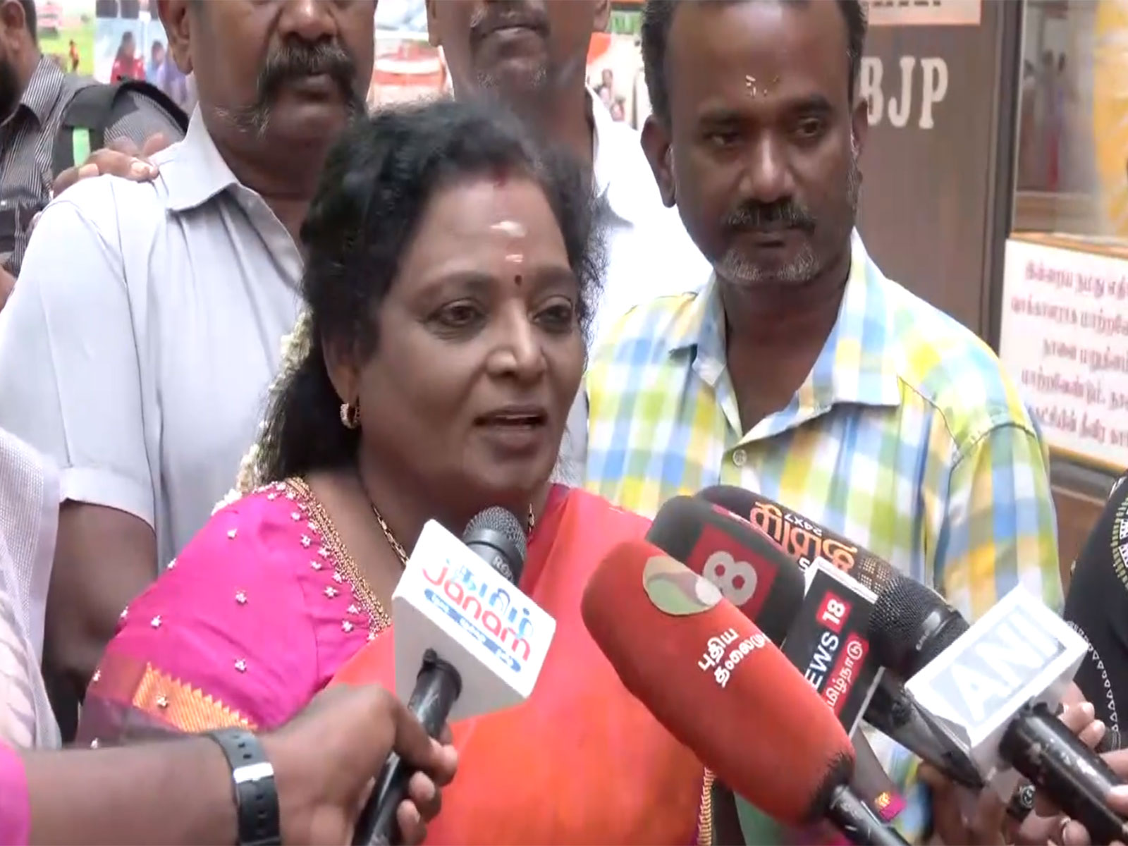 BJP Leader Tamilisai Soundararajan (Photo/ANI)