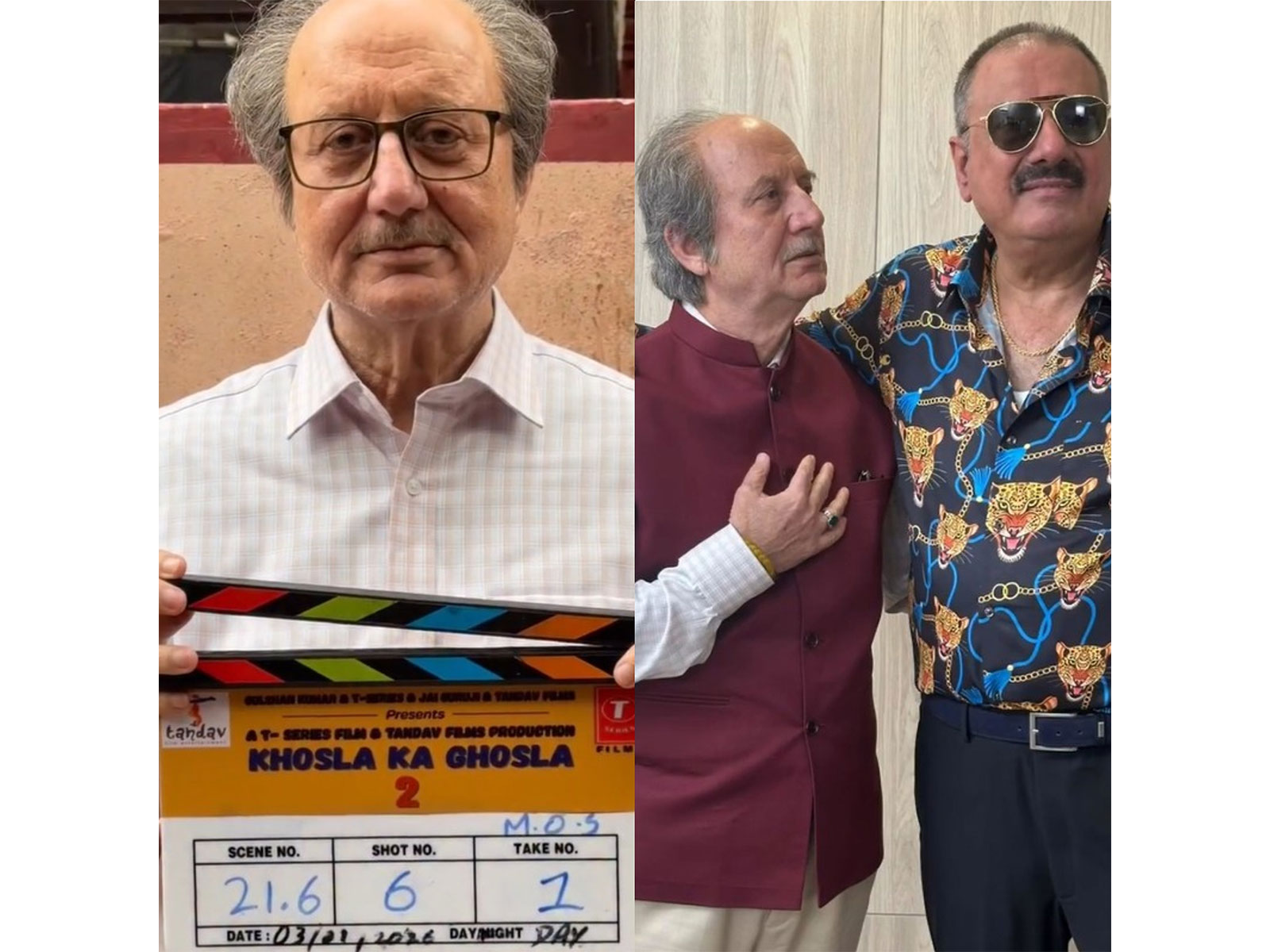 Anupam Kher announces 'Khosla ka Ghosla 2' wrap (Photo/Instagram@anupampkher)
