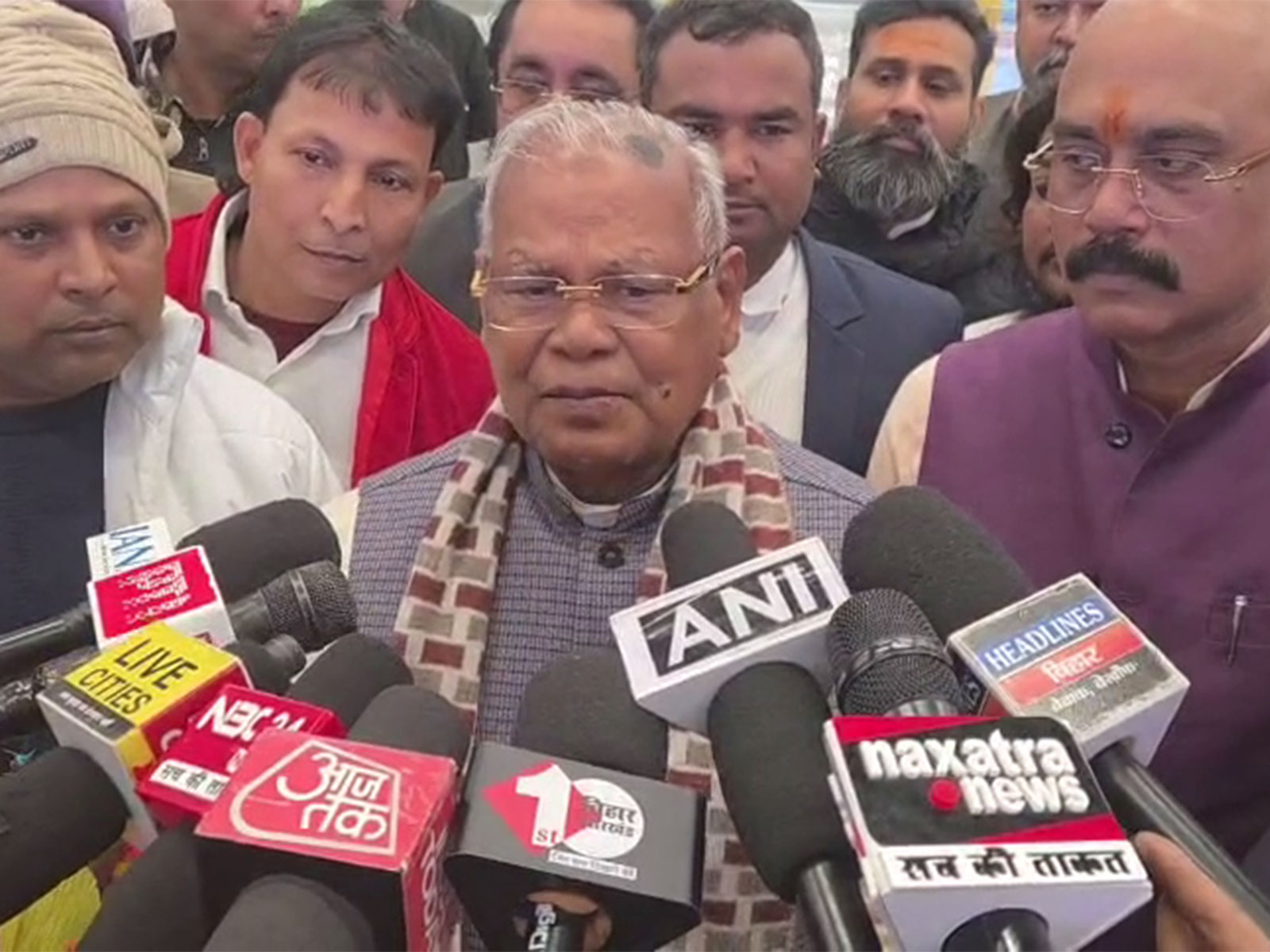  Union Minister Jitan Ram Manjhi (Photo/ANI)