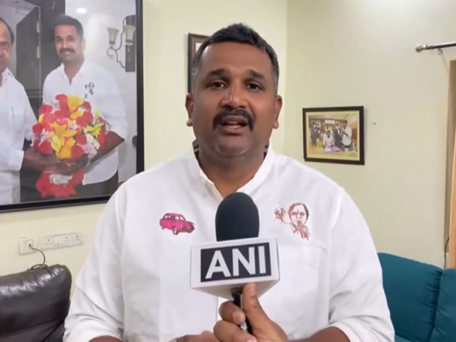 BRS party spokesperson Krishank (Photo/ANI)