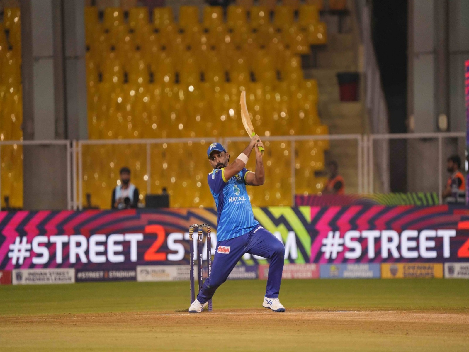 A visual from the match. (Photo: ISPL)