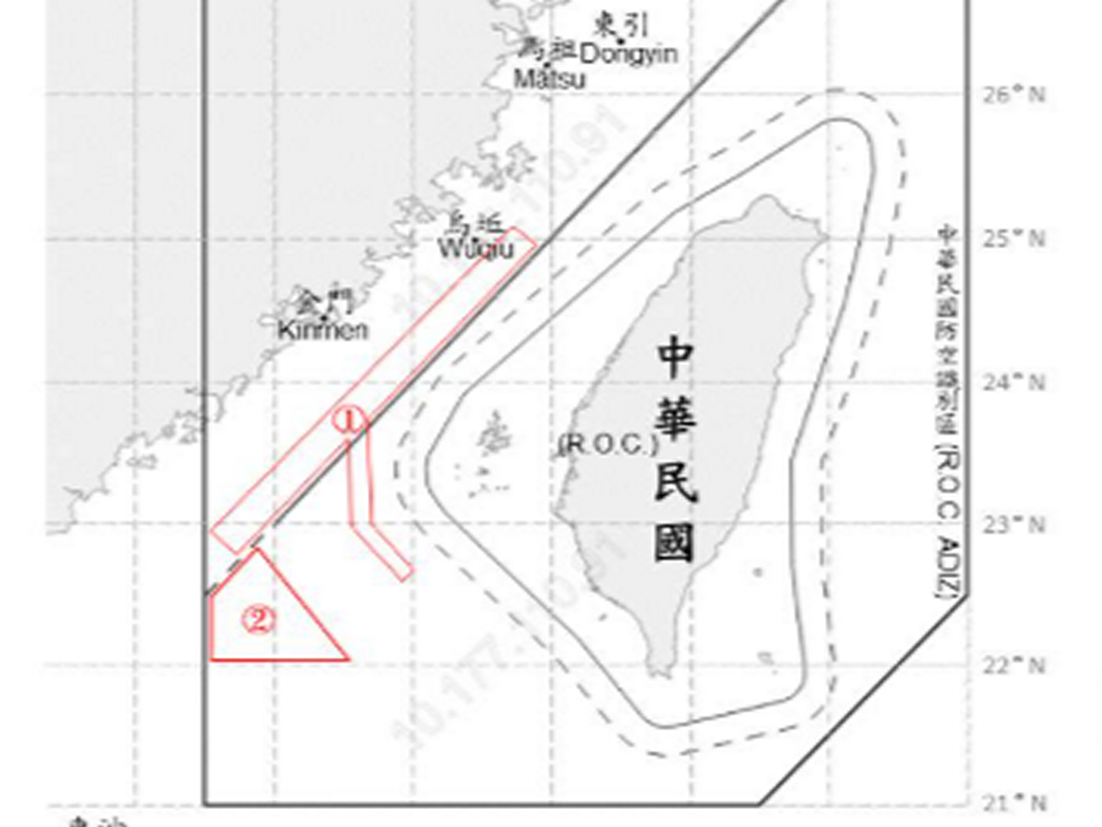 Taiwan detects PLA aircraft sorties near its territory (Photo/@MoNDefense)