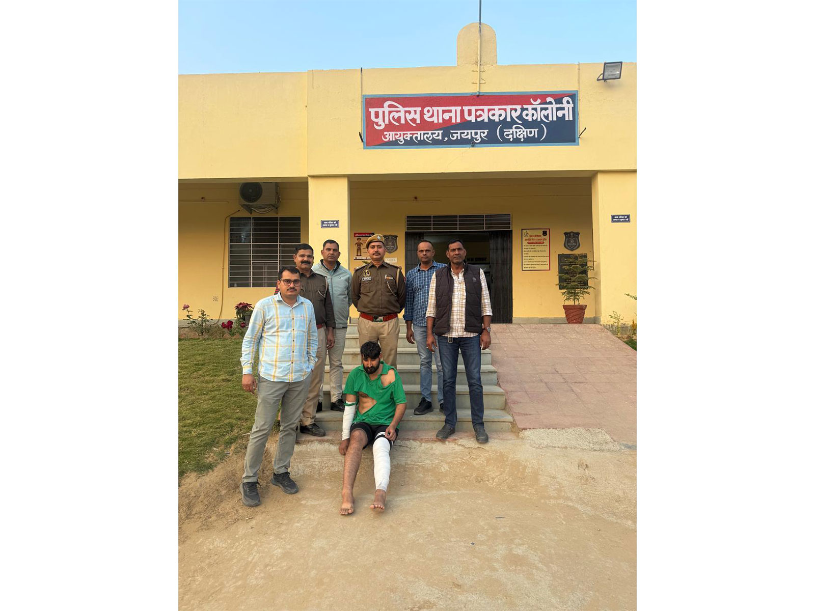 Police arrests Dinesh, accused in Audi crash in Jaipur (Photo/ANI)