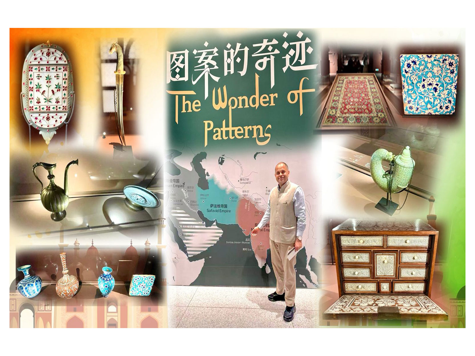 The exhibition brings together approximately 300 exquisite works from the Louvre's collections. (Photo/ @IndiaInShanghai)