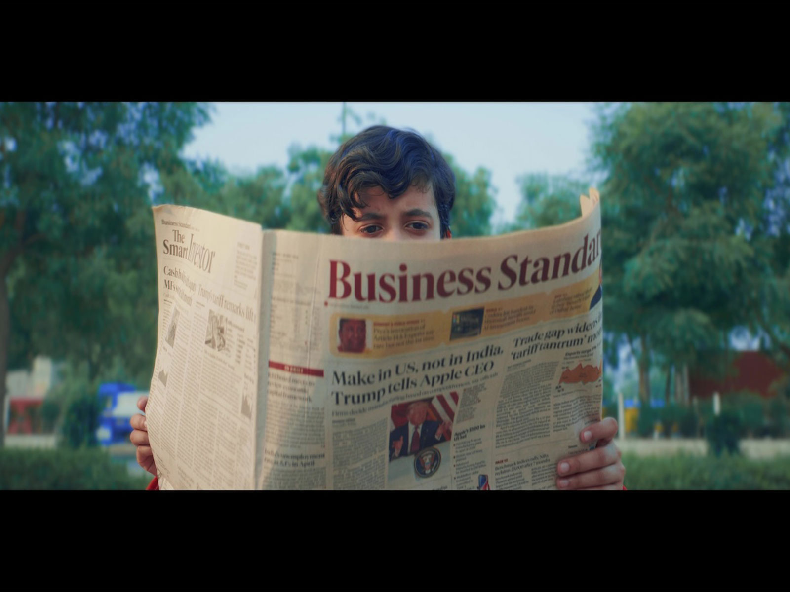 A still from Business Standard's new brand film on curiosity.