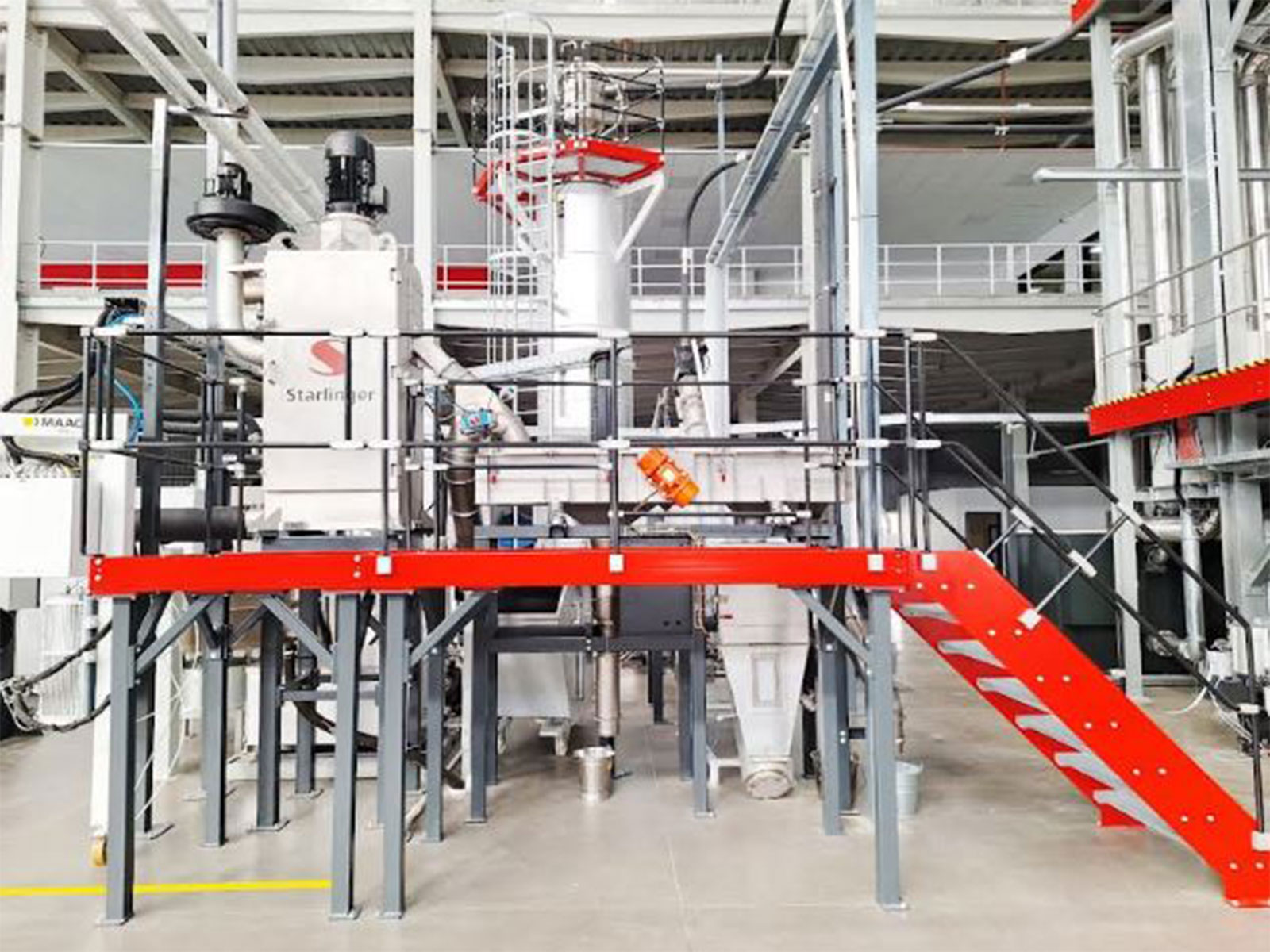 Starlinger recycling line at Chemco Group's food-grade rPET facility in Sanand, Gujarat