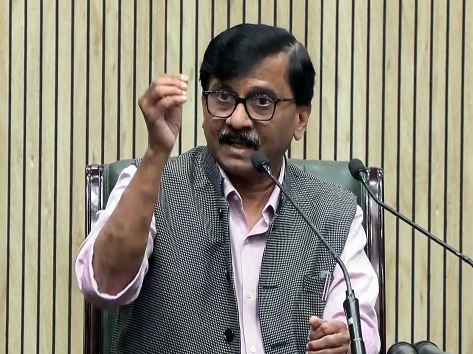 Shiv Sena (UBT) leader Sanjay Raut (Photo/ANI)