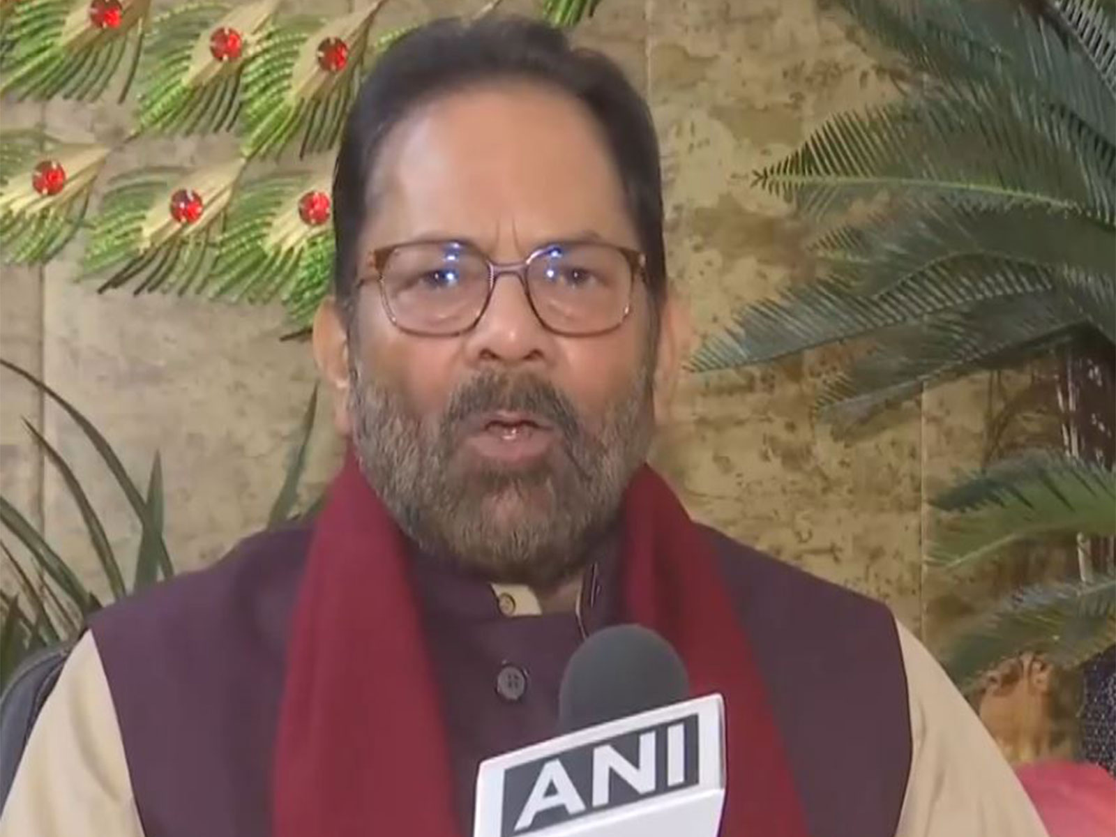 BJP leader Mukhtar Abbas Naqvi (Photo/ANI)