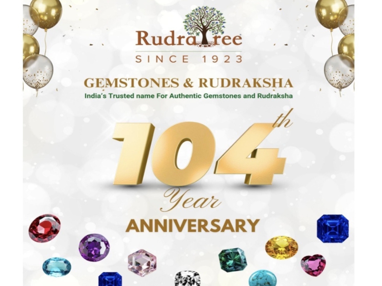 104 Years of Heritage: RudraTree's Century-Long Legacy in Rudraksha, Navaratna & Natural Crystals