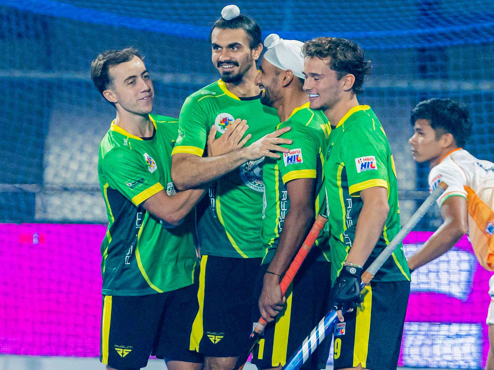 Ranchi Royals players celebrating. (Photo: HI Media)