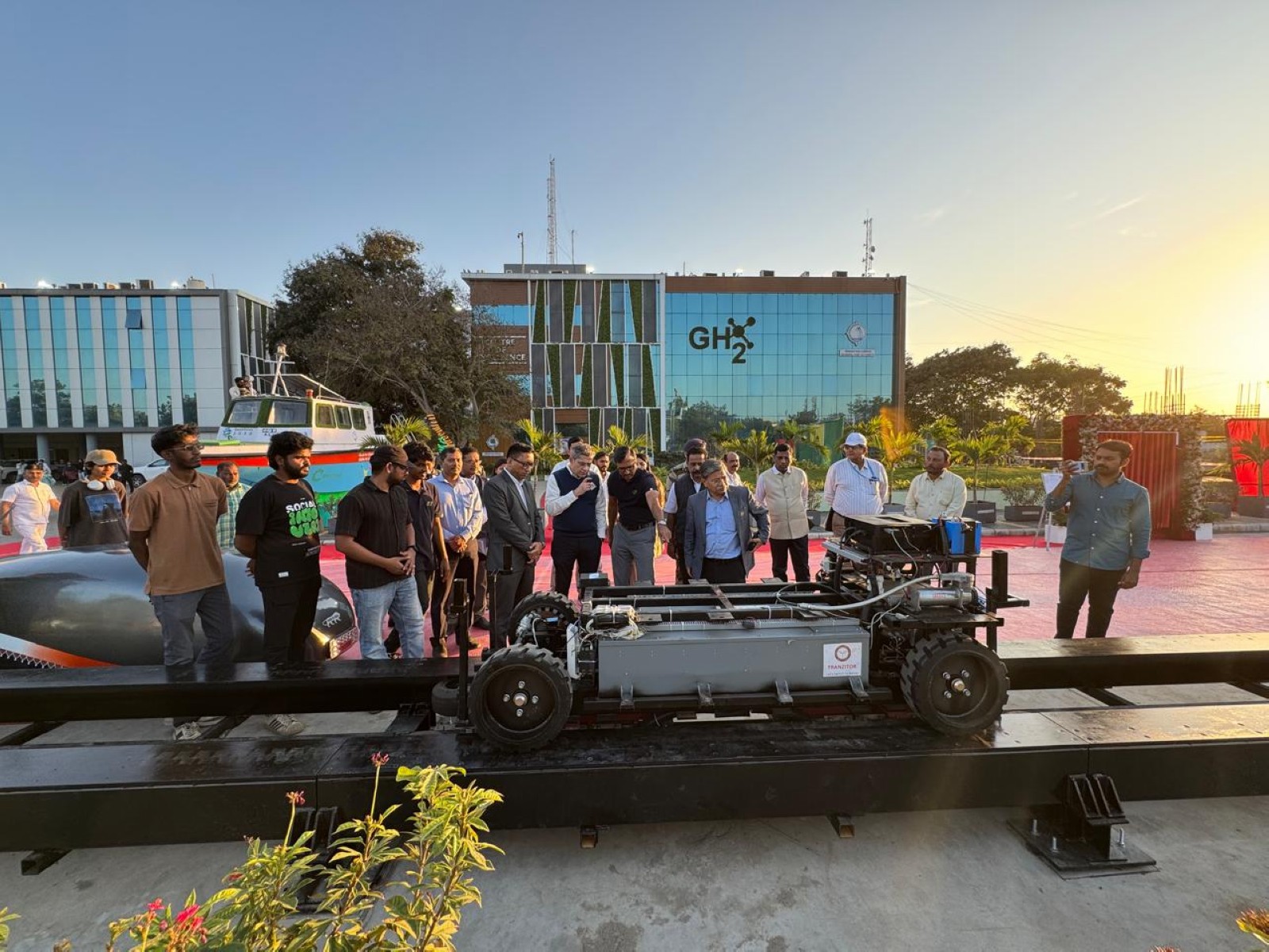 Deendayal Port Authority, Kandla, testing an indigenously developed mobility solution for cargo transportation (Photo/DPA Kandla))