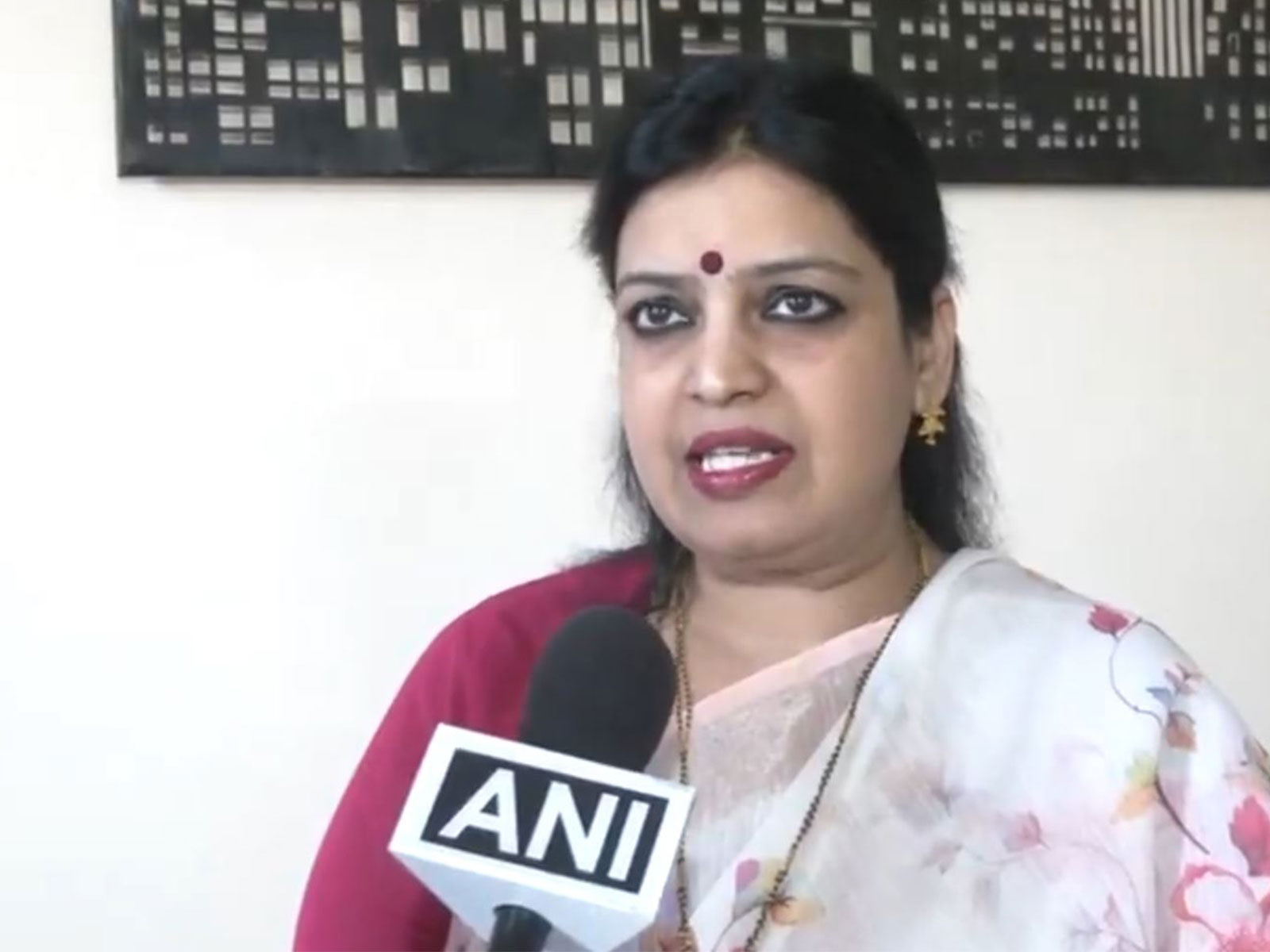 National Mahila President of Vishwa Hindu Raksha Parishad, Yamuna Pathak (Photo/ANI)