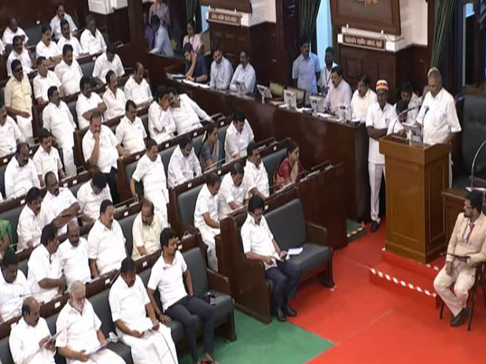 TN State Assembly in Chennai on January 20, 2026 (Photo/ screen grab from TN Assembly)