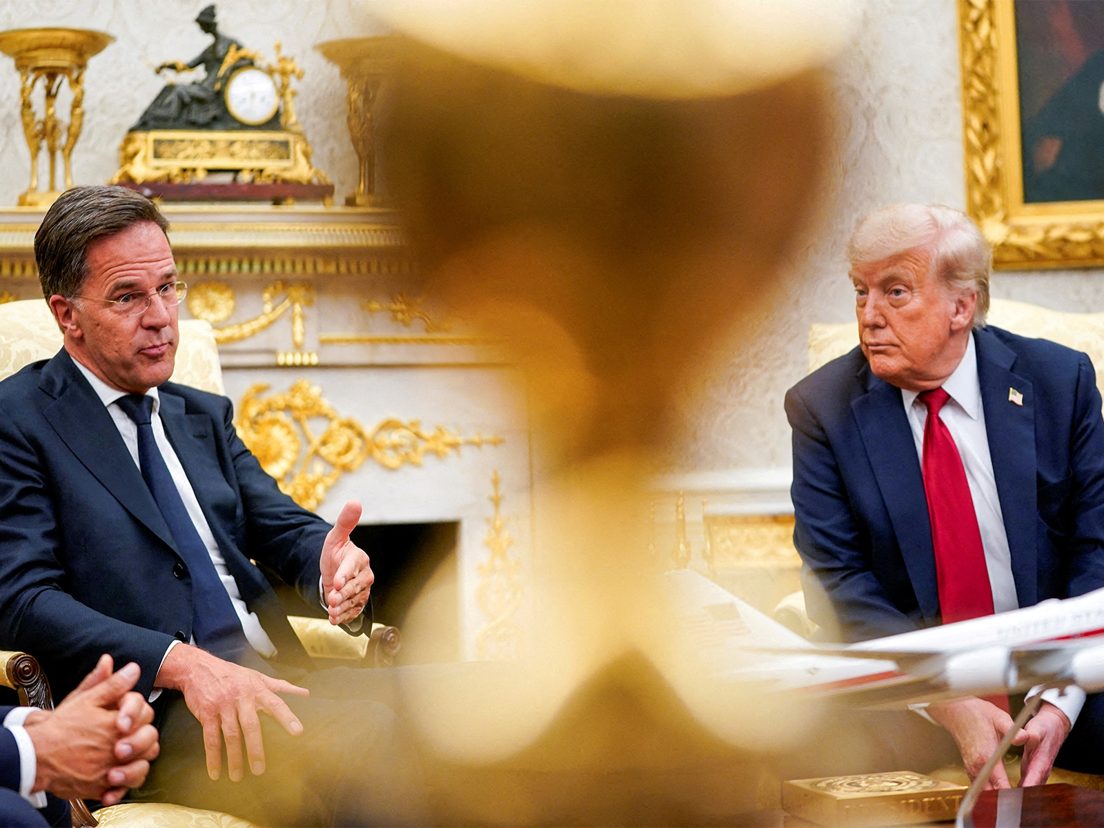 NATO Secretary-General Mark Rutte and US President Donald Trump (Photo/Reuters)