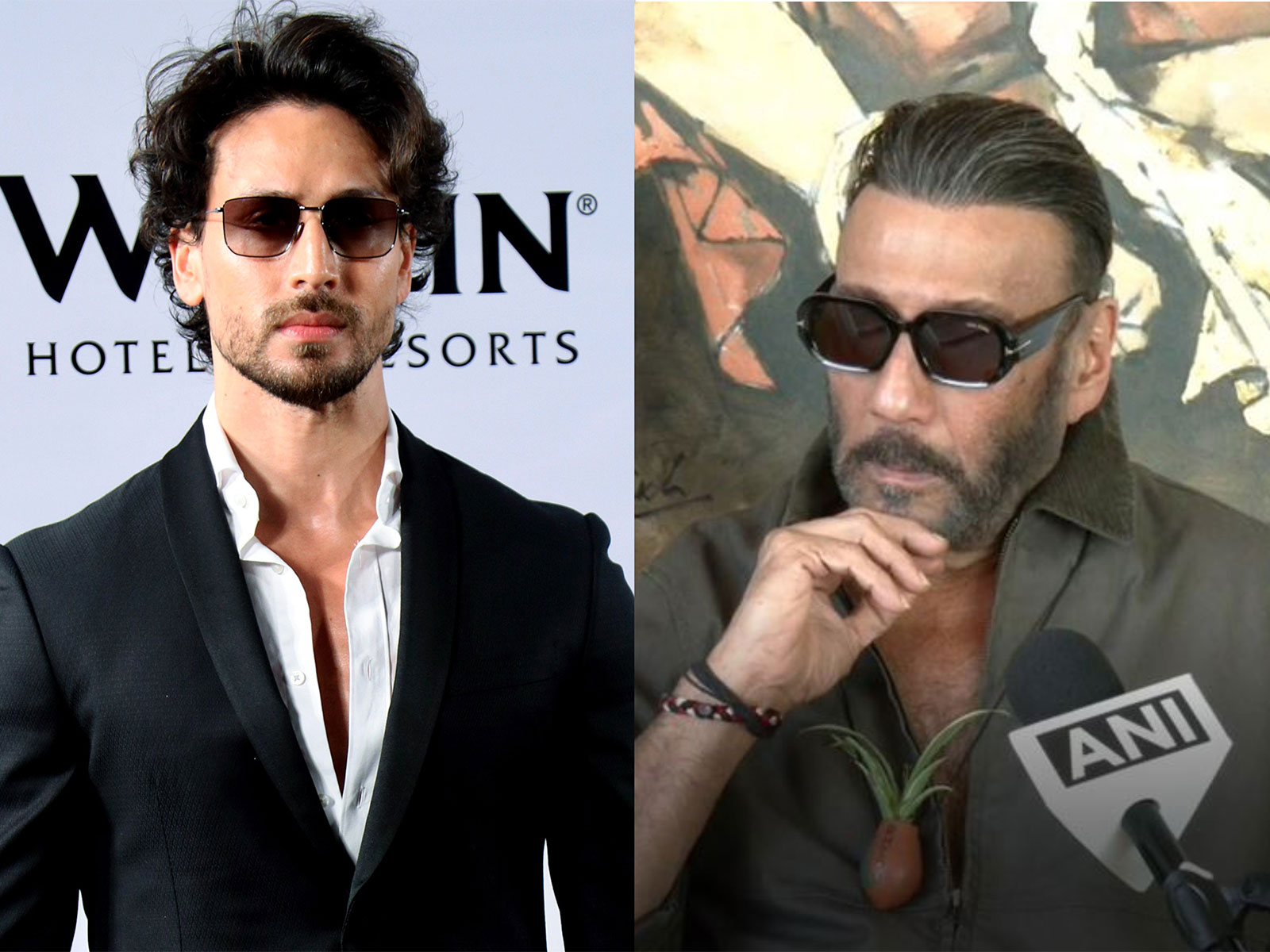 Jackie Shroff, Tiger Shroff (Photo/ANI)