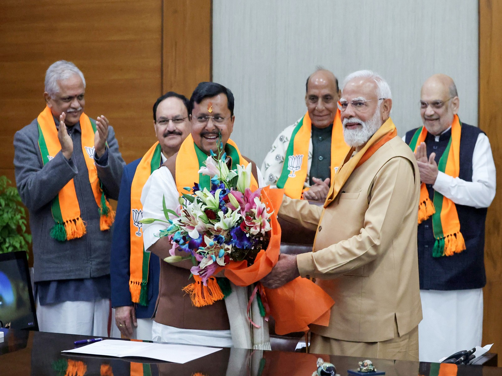 Prime Minister Narendra Modi with BJP President Nitin Nabin (Photo/ANI)