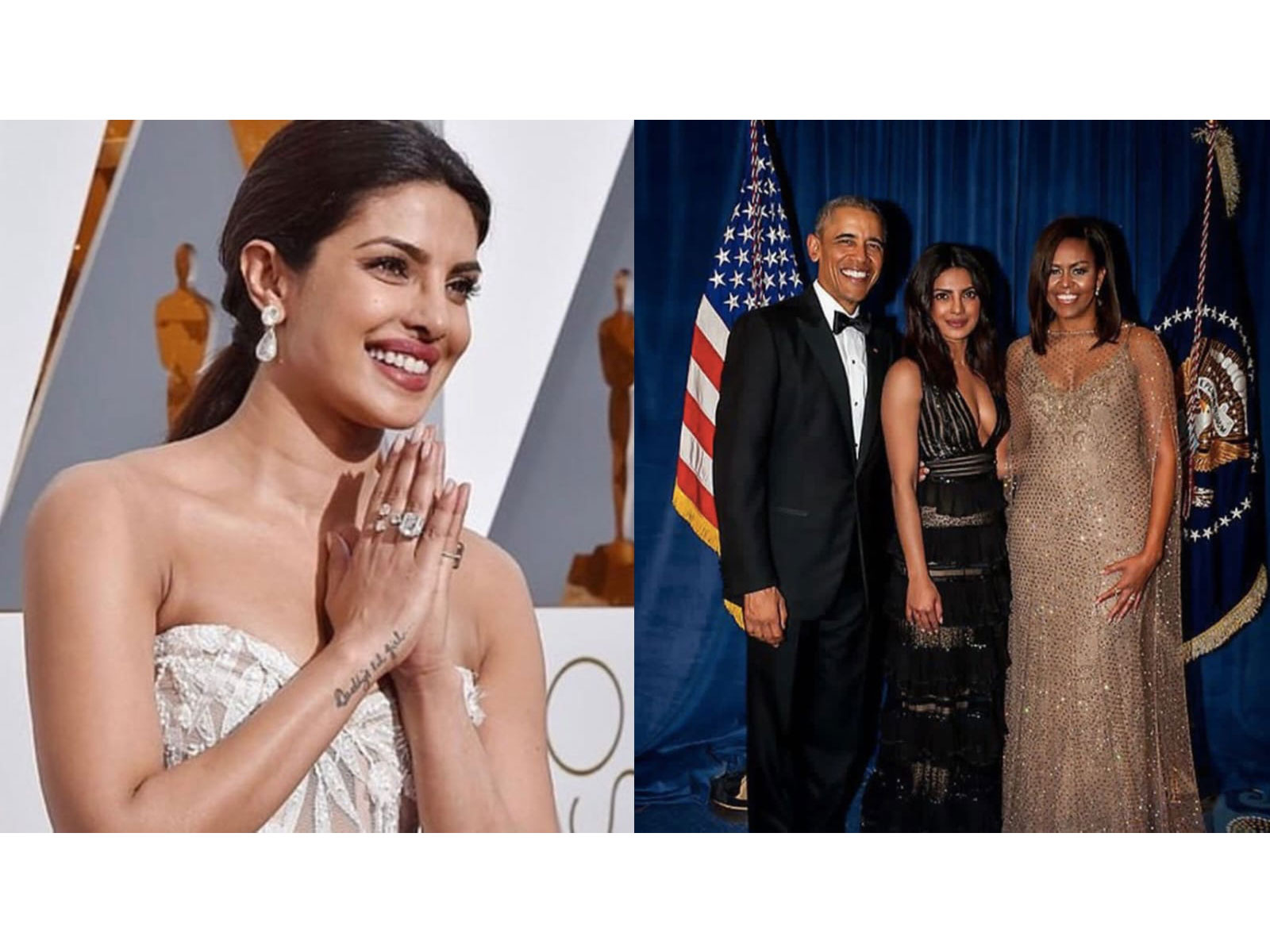 Priyanka Chopra and Obamas (Photo/instagram/@priyankachopra)