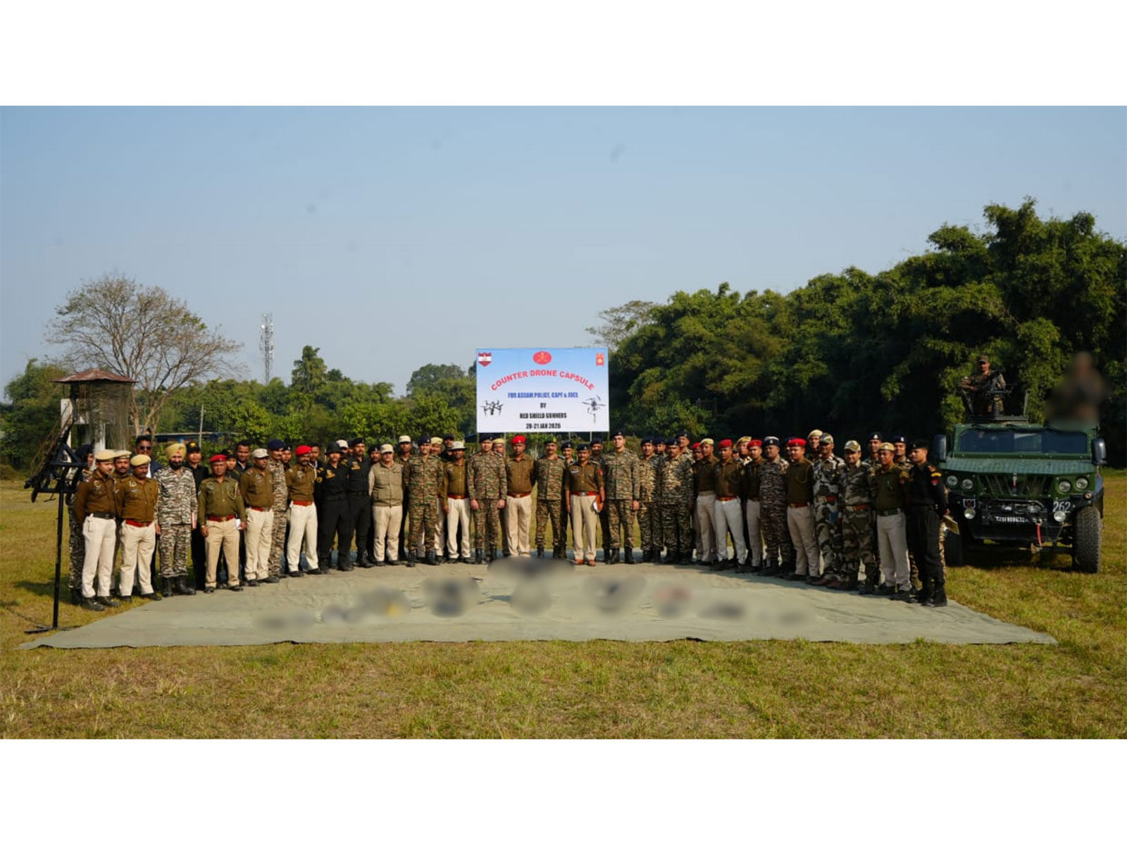 Indian Army conducts joint counter-drone capsule in Assam (Photo/release)