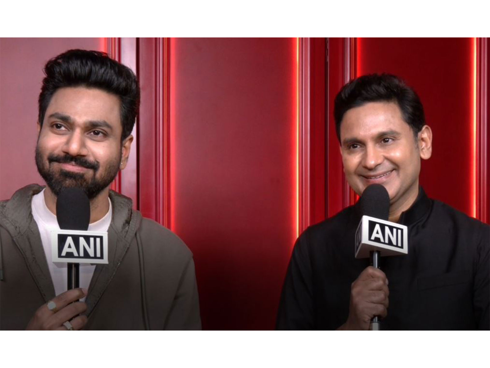 Music composer Mithoon and lyricist Manoj Muntashir (Photo/ANI)