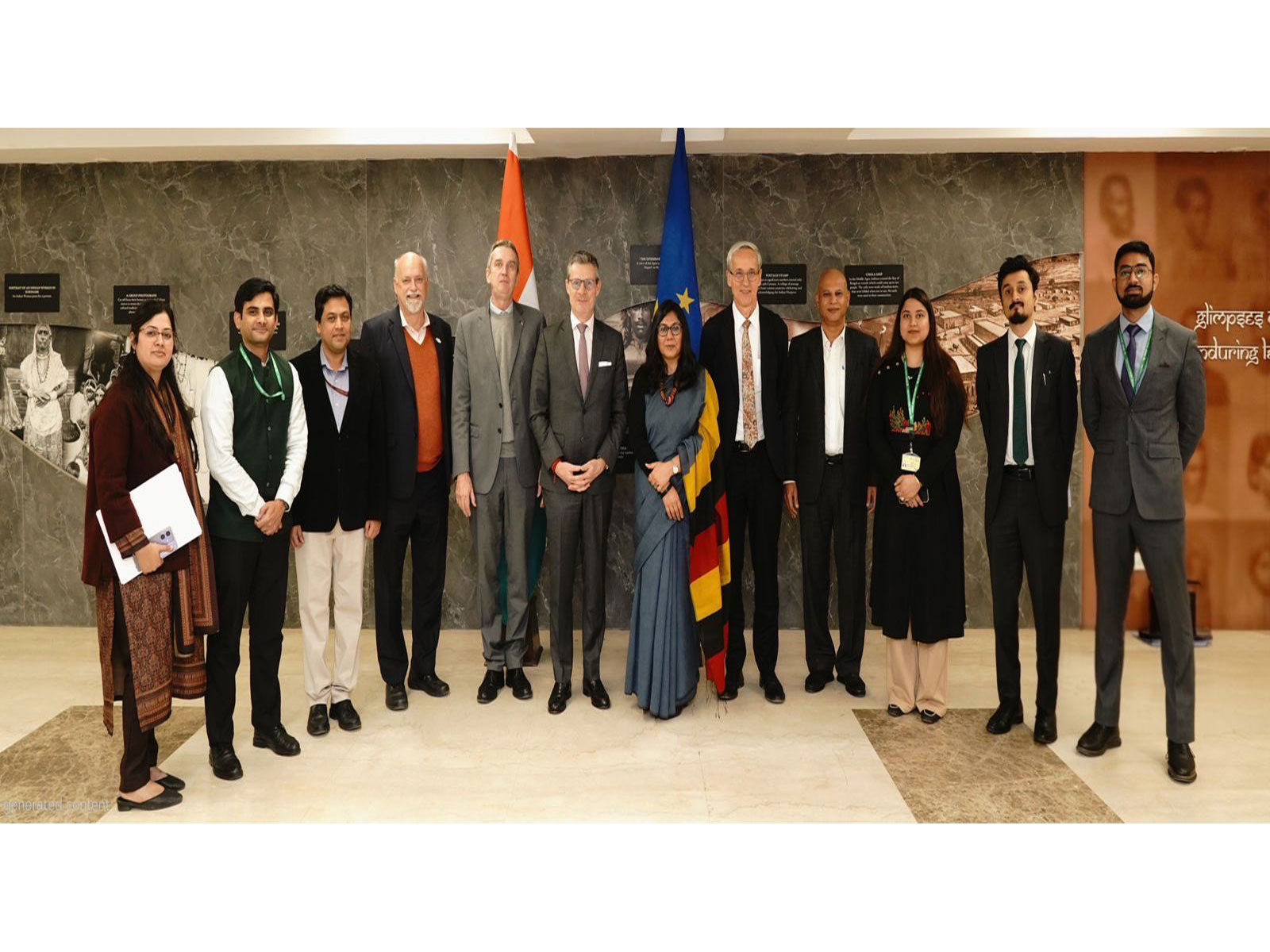 The Joint Steering Committee (JSC) for India-EU Trilateral Cooperation was held today in New Delhi, co-chaired by @EUAmbIndia Herve Delphin and MEA Joint Secretary Priyanka Chauhan (Photo/X@MEAIndia)