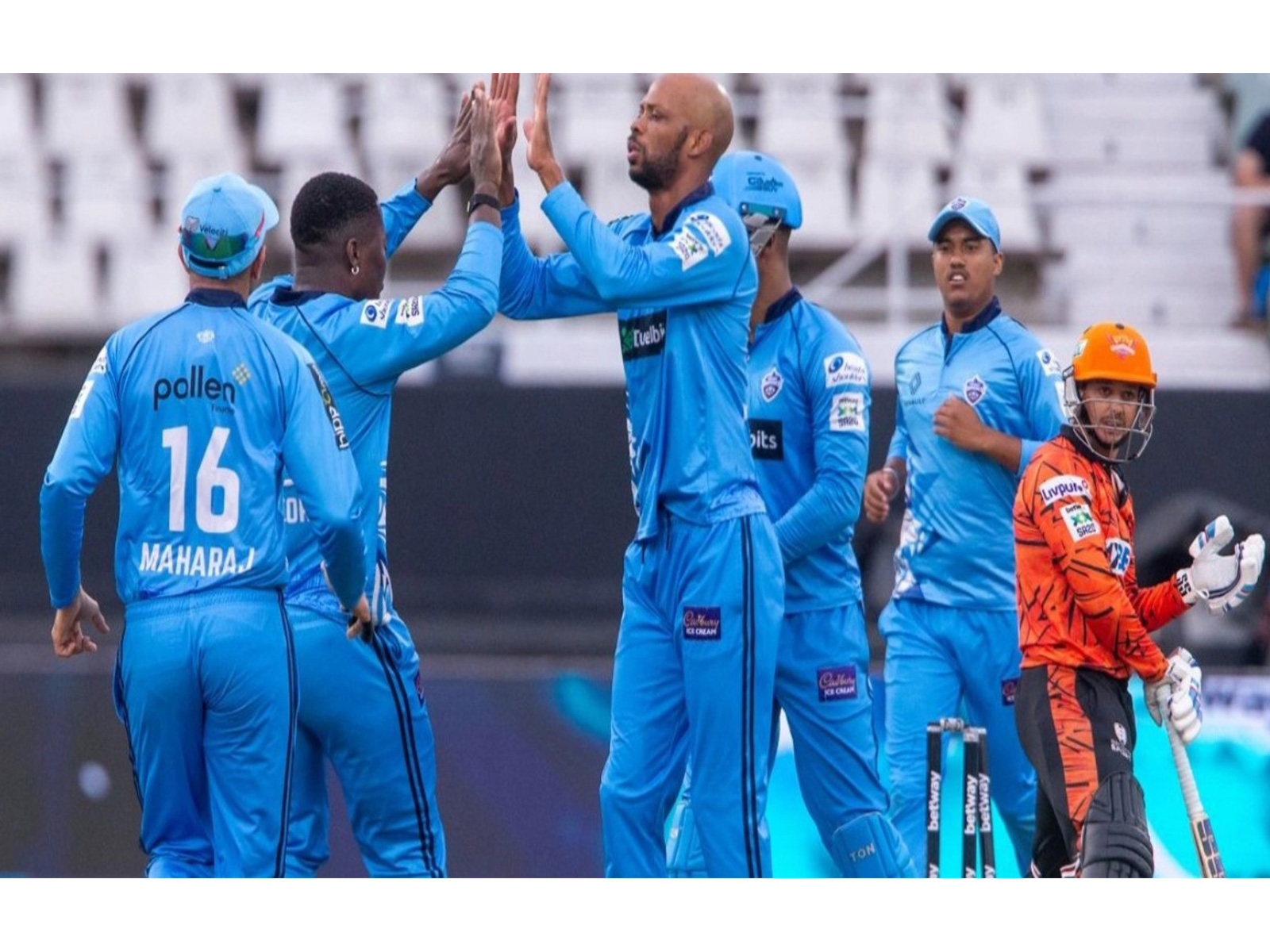 Pretoria Capitals team celebraring. (Photo: SA20)