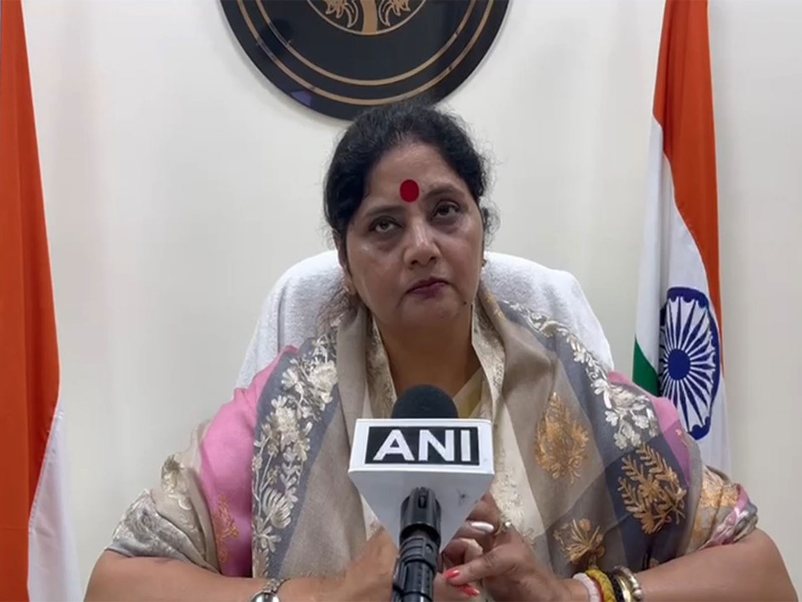  Uttar Pradesh state's Women Commission chairperson Babita Singh Chauhan (Photo/ANI)