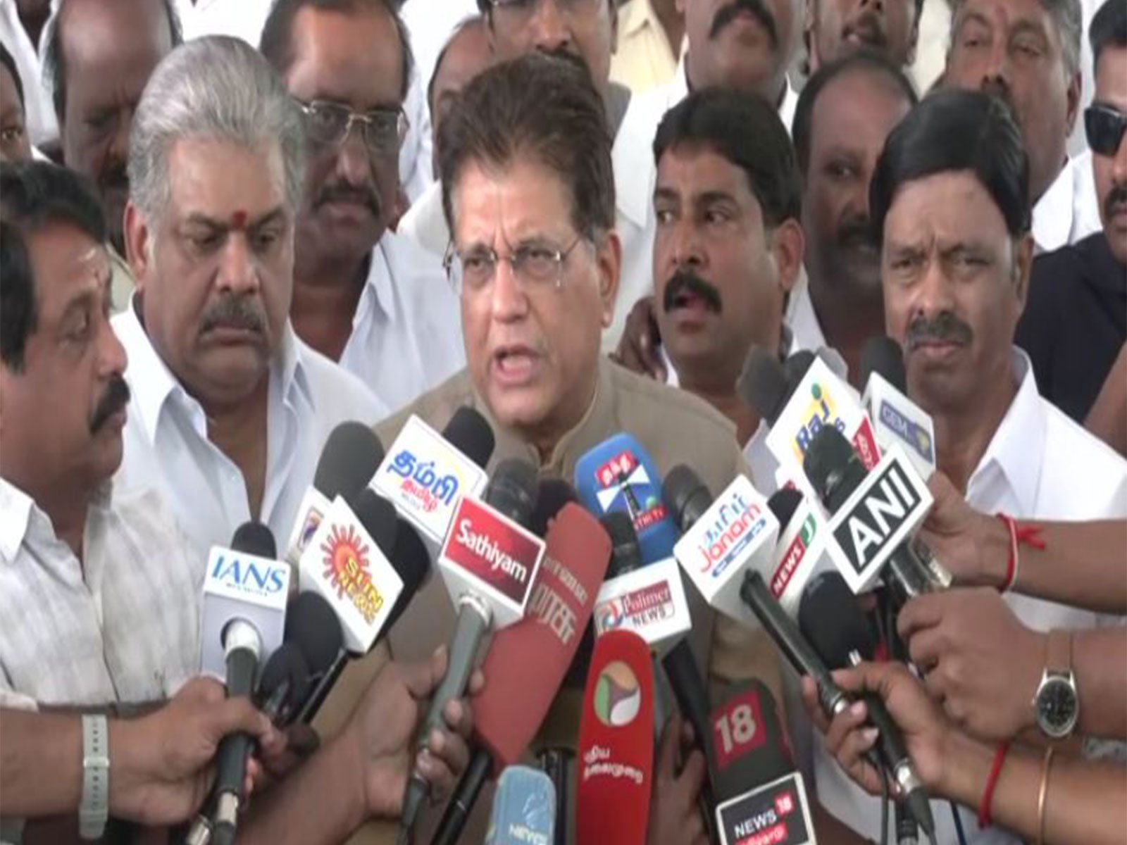 Union Minister and BJP's Tamil Nadu election in-charge Piyush Goyal (Photo/ANI)