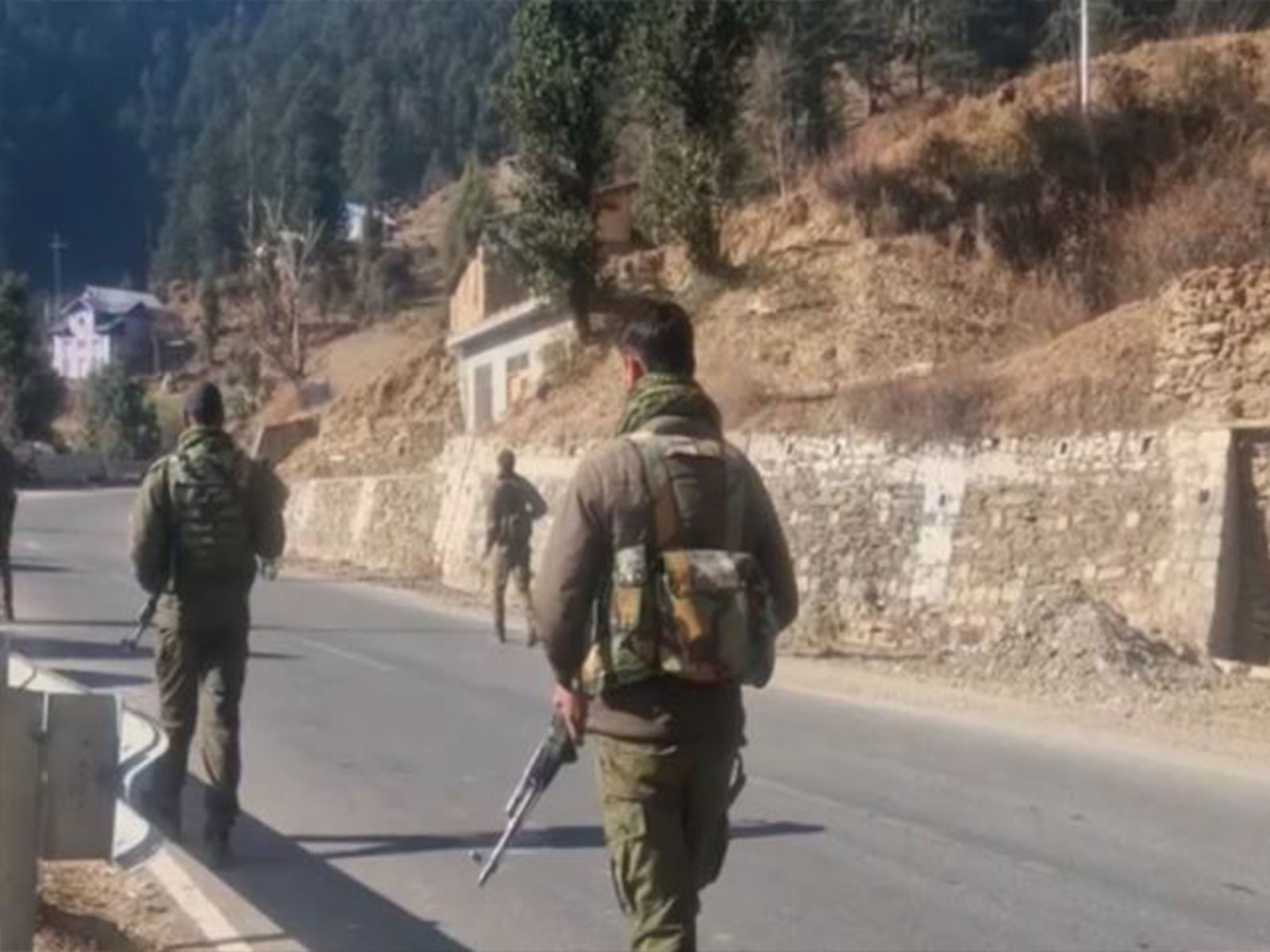 Visuals frm Doda area in Jammu and Kashmir (Photo/ANI)