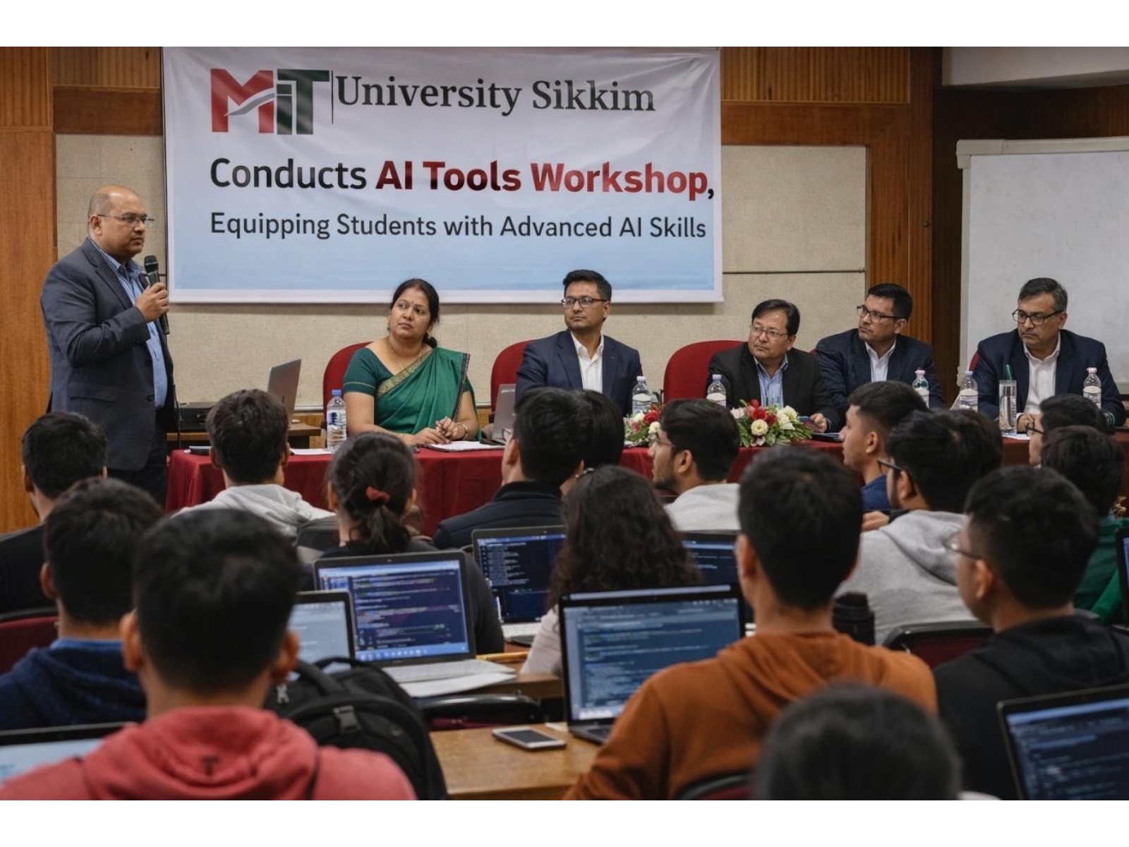 MIT University Sikkim Hosts AI Tools Workshop to Enhance Students' Practical AI Knowledge