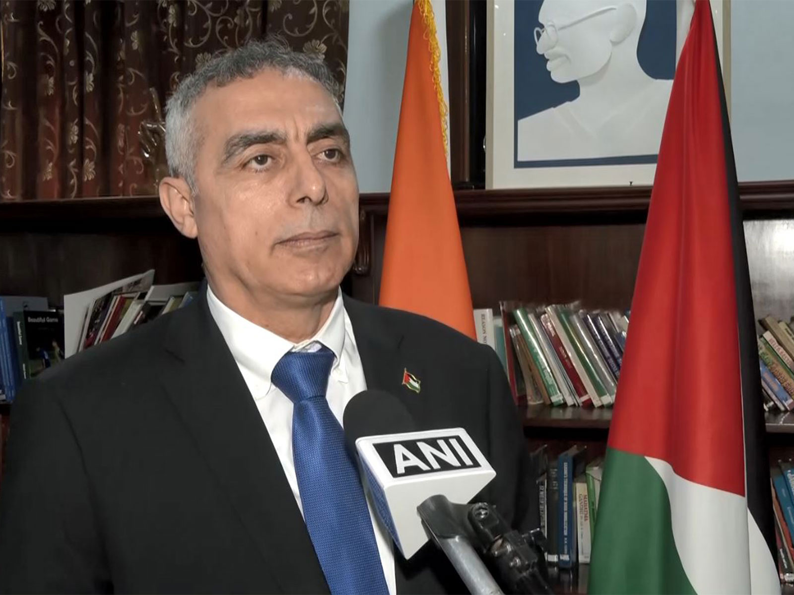 Palestine Ambassador to India Abdullah Abu Shawesh (Photo/ANI)