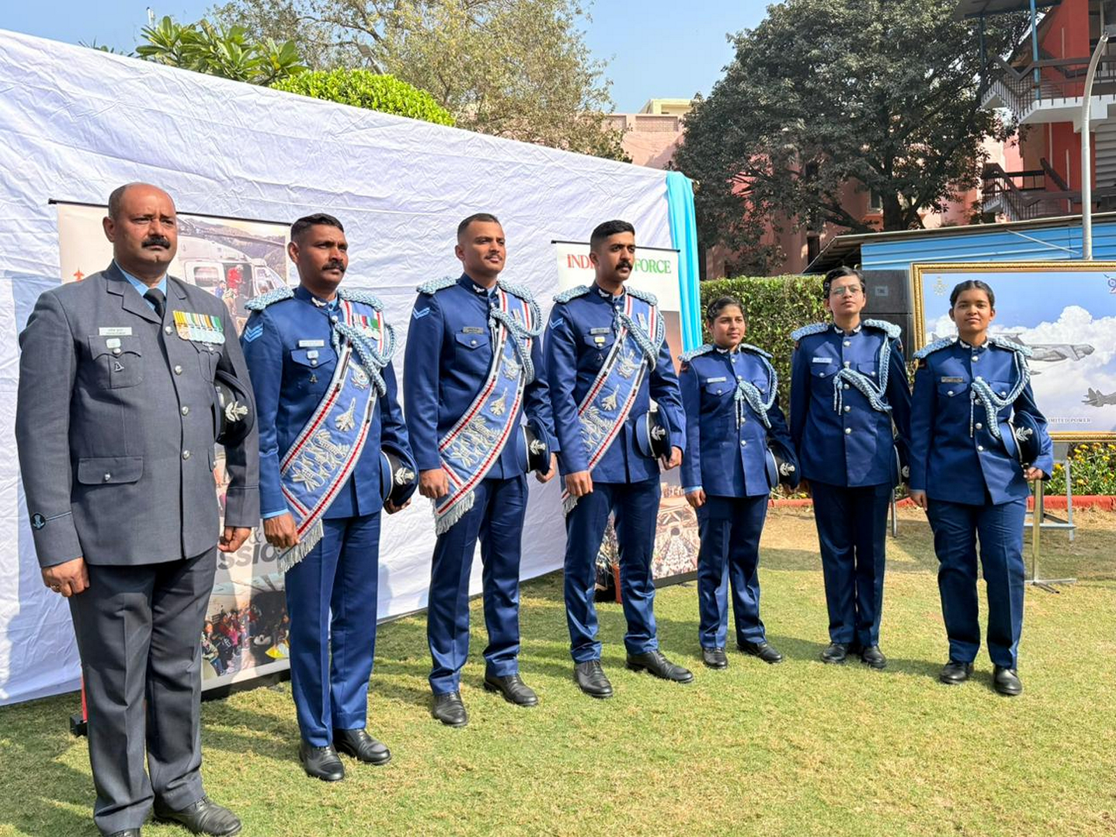Indian Airforce Marching Band Comprising Agniveers (Photo/ANI)