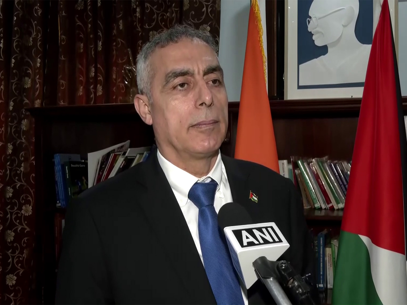Palestine's Ambassador to India, Abdullah Abu Shawesh (Photo/ANI)