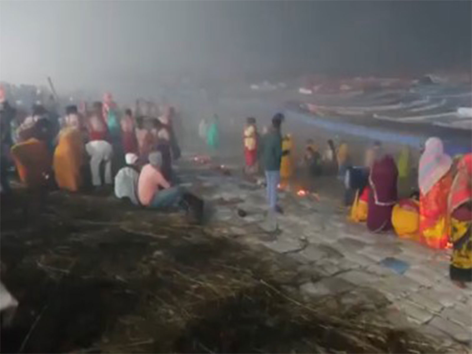 Devotees at Sangam ( Photo/ANI)