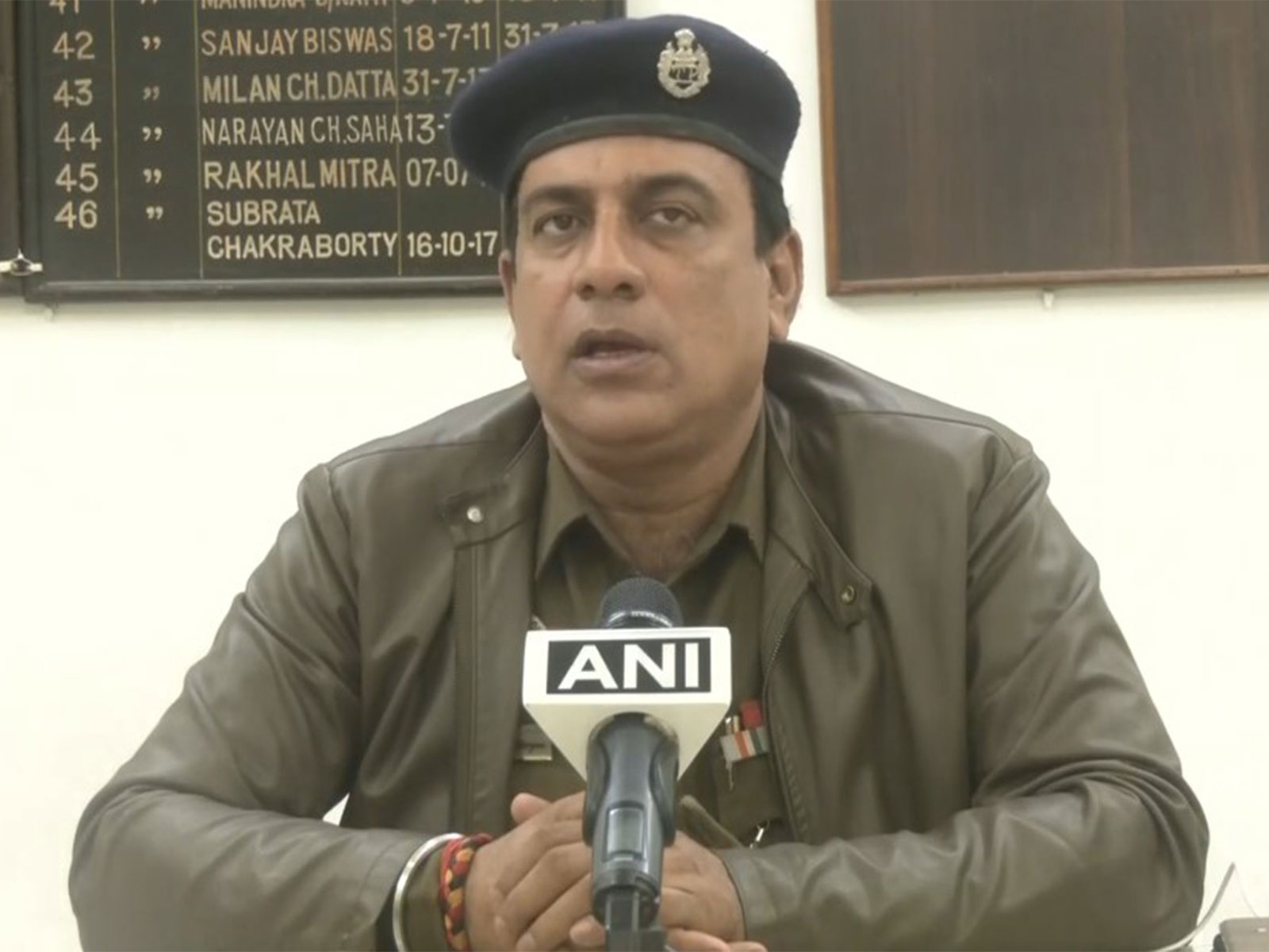 Agartala officer in charge Rana Chatterjee (Photo/ANI)