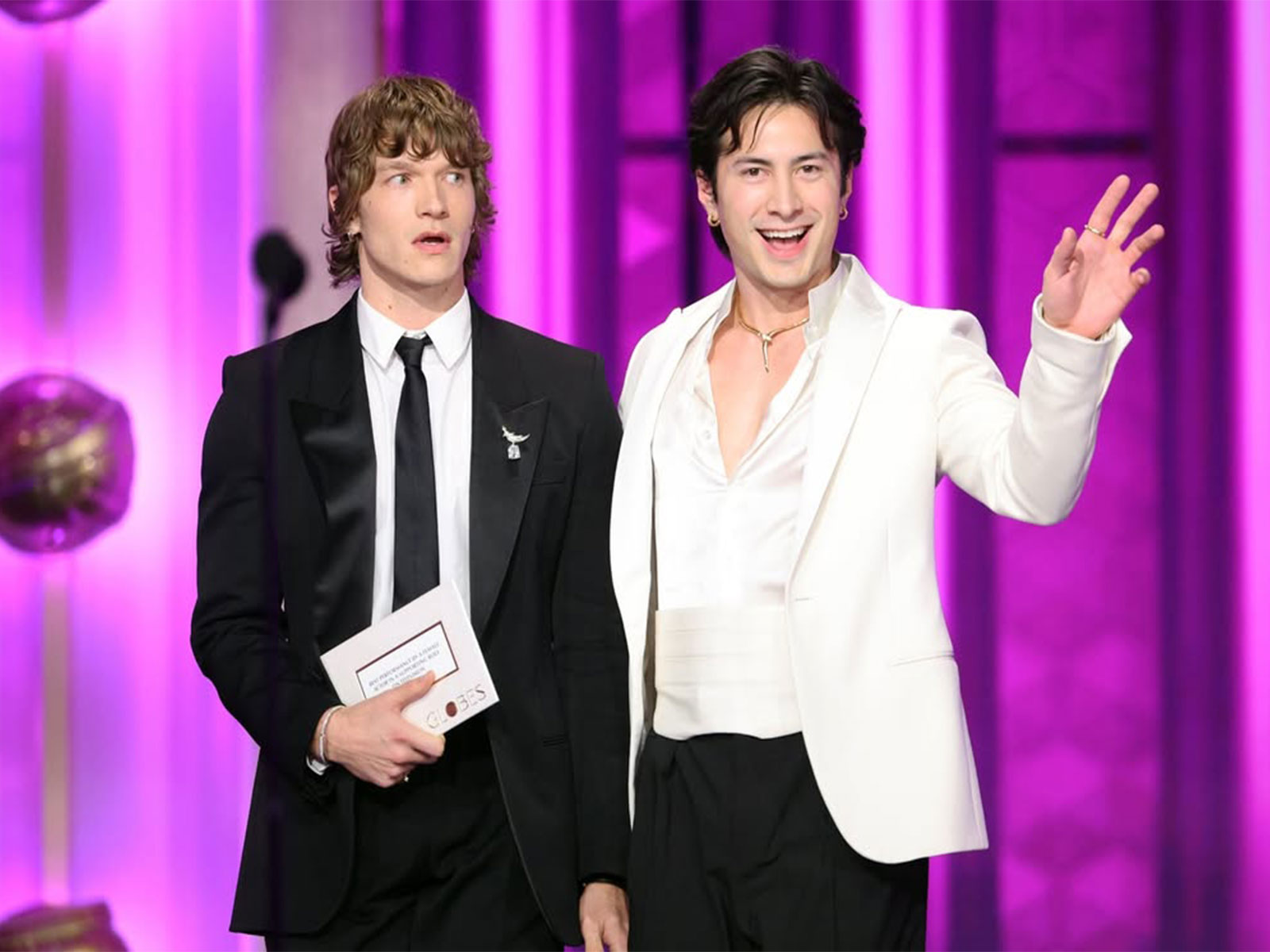 Hudson Williams, Connor Storrie (Photo/instagram/@goldenglobes)