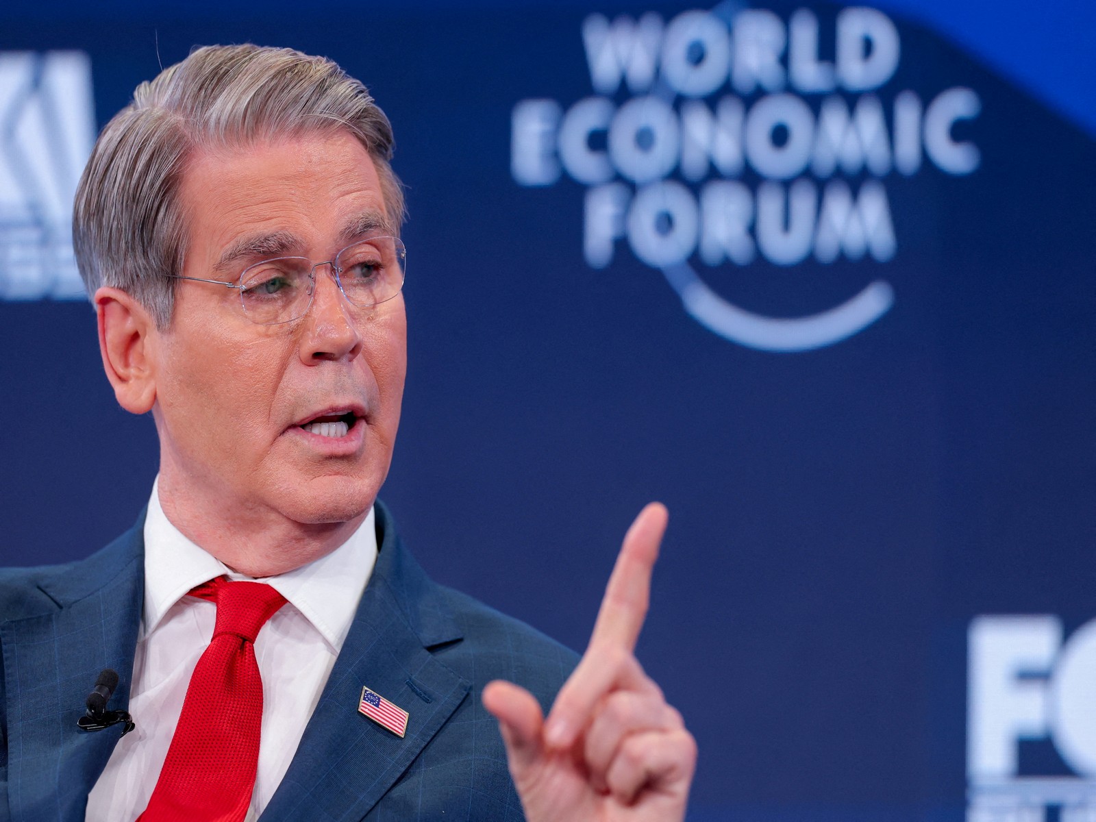  US Treasury Secretary Scott Bessent at Davos (Photo/Reuters)