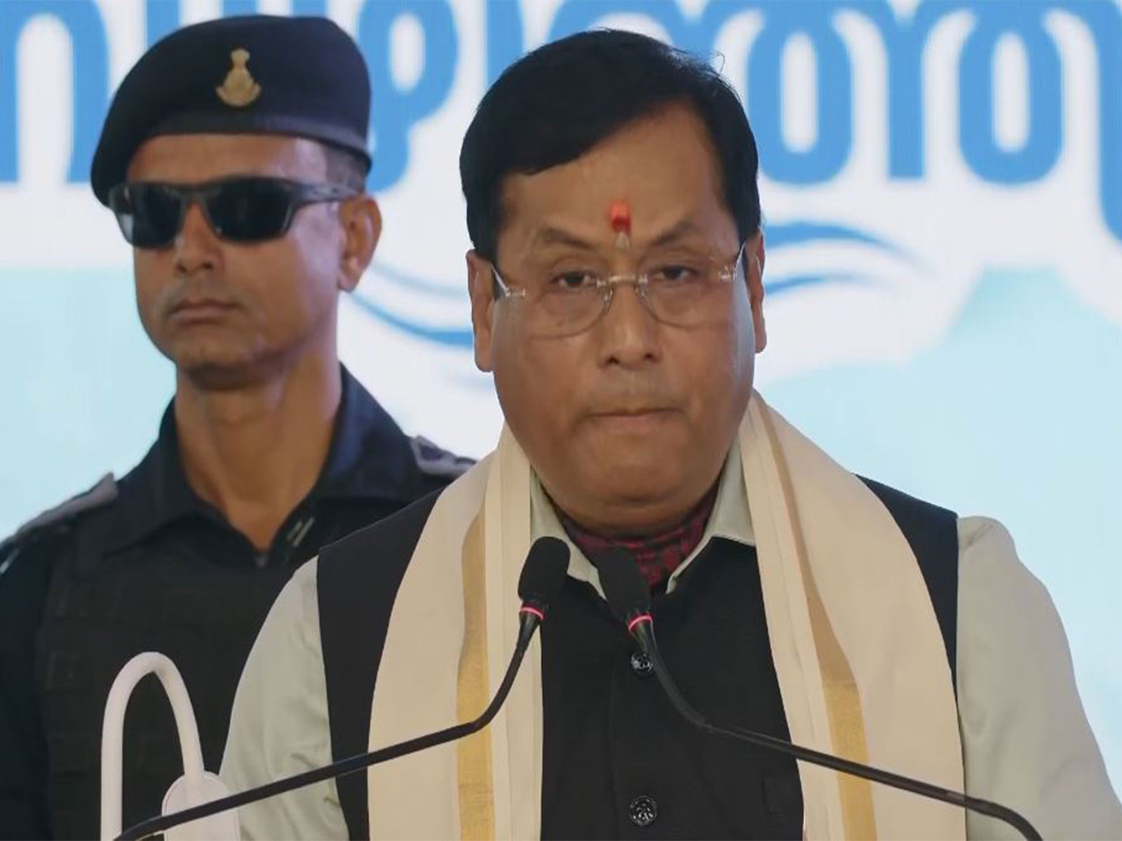 Union Minister for Ports, Shipping and Waterways, Sarbananda Sonowal (Image: Adani Group)