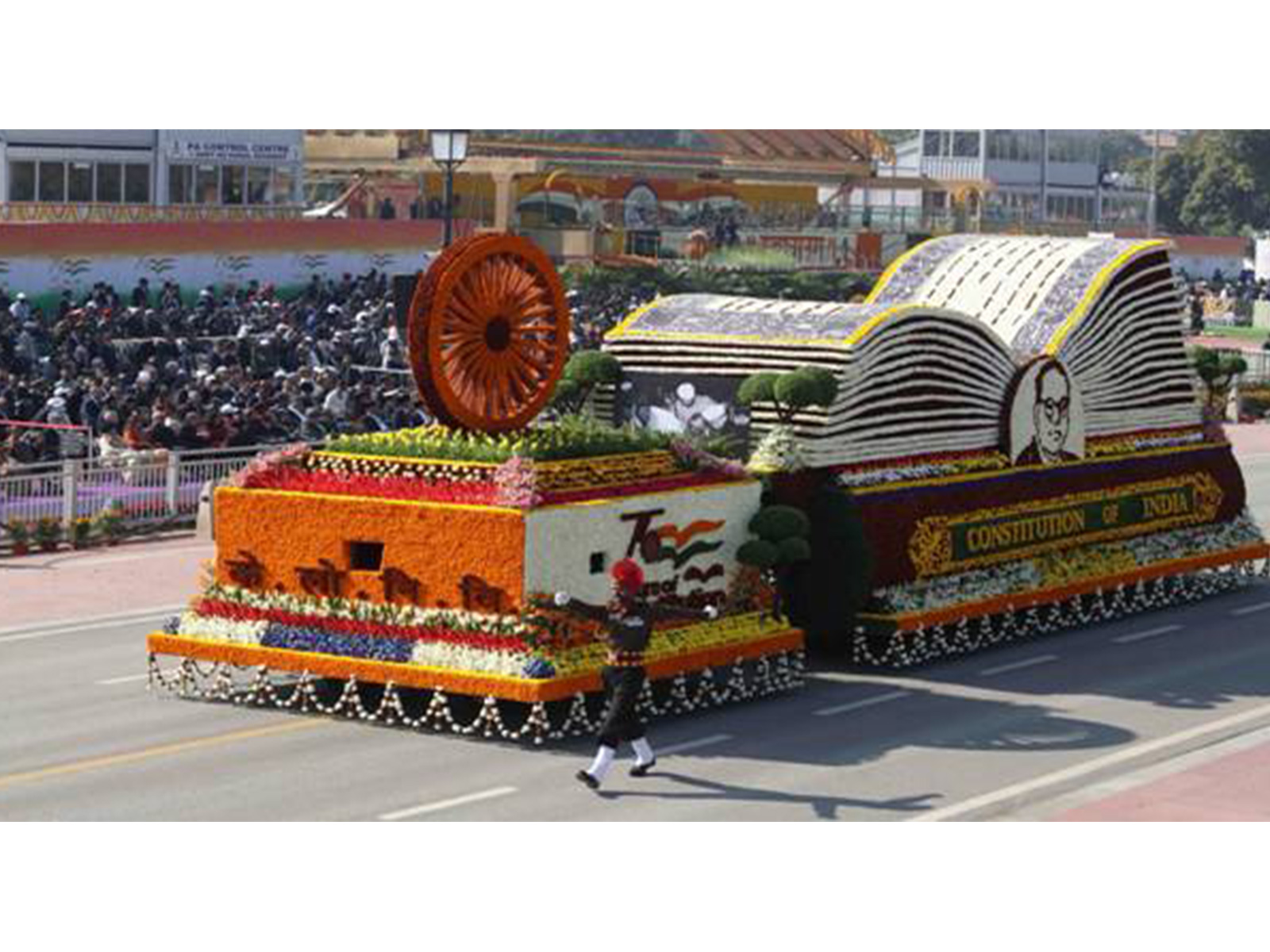 Visuals  of a Tableaux at Republic Day Parade in Delhi (Photo/ PIB)