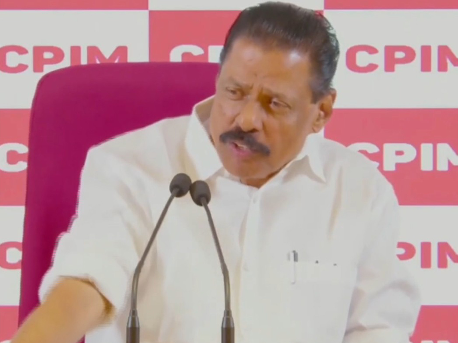 CPI(M) State Secretary M V Govindan (Photo/ ANI)